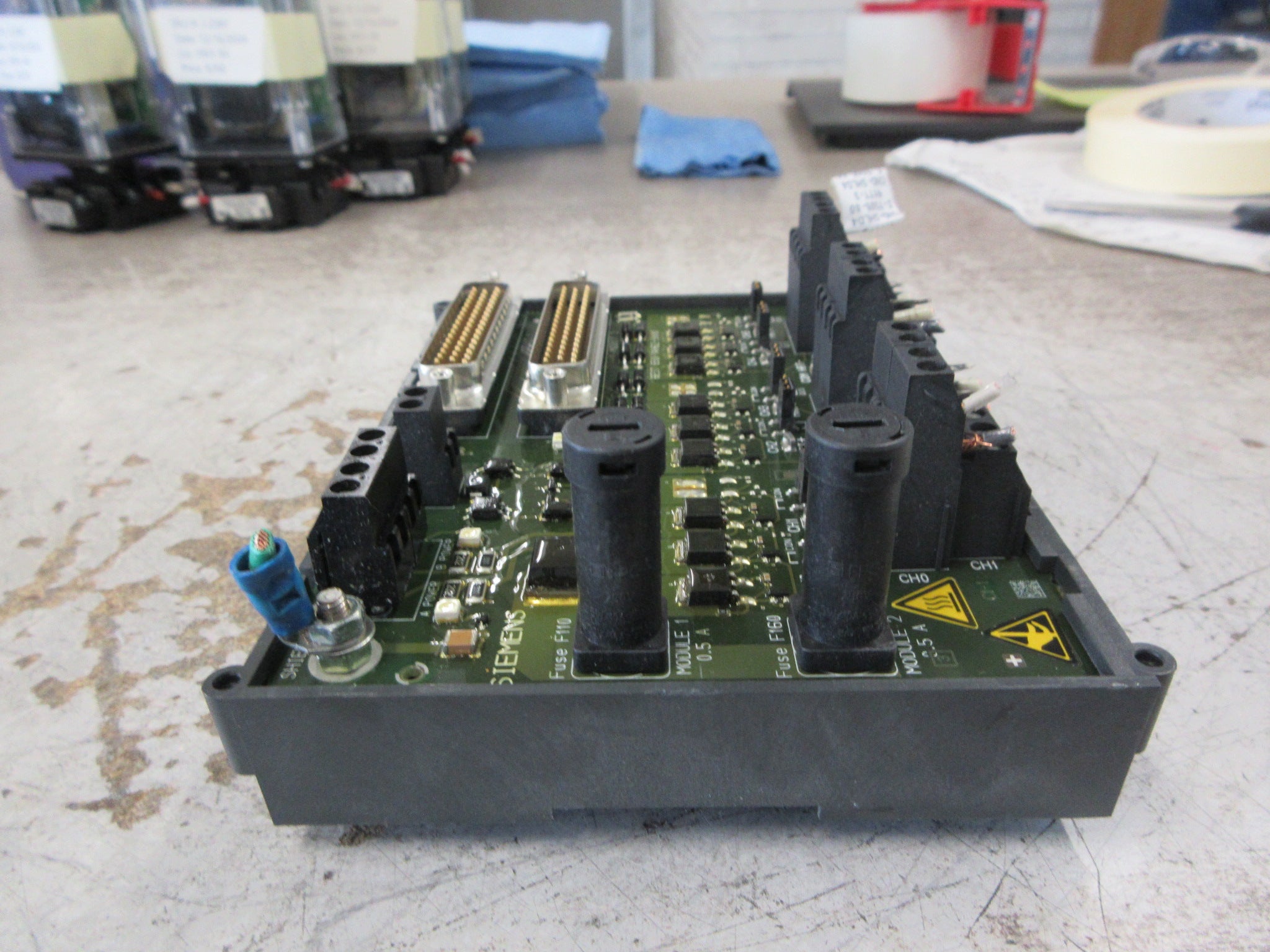 Siemens FailSafe Analog Input MTA 6ES7650-1AH62-5XX0 6-Ch 24VDC 0.5A Used