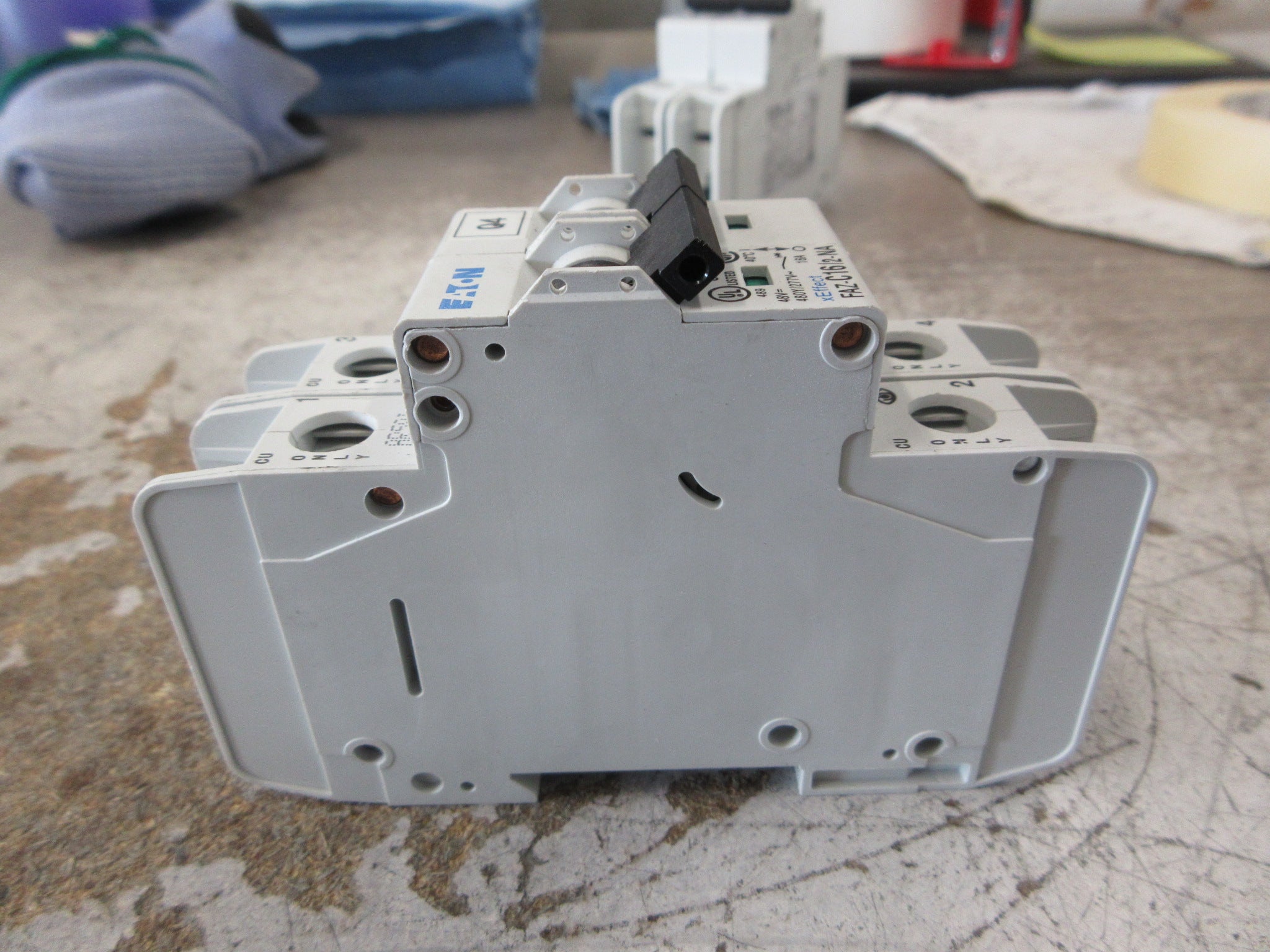 Eaton Circuit Breaker FAZ-C16/2-NA 16A 480Y/277V 2P Used
