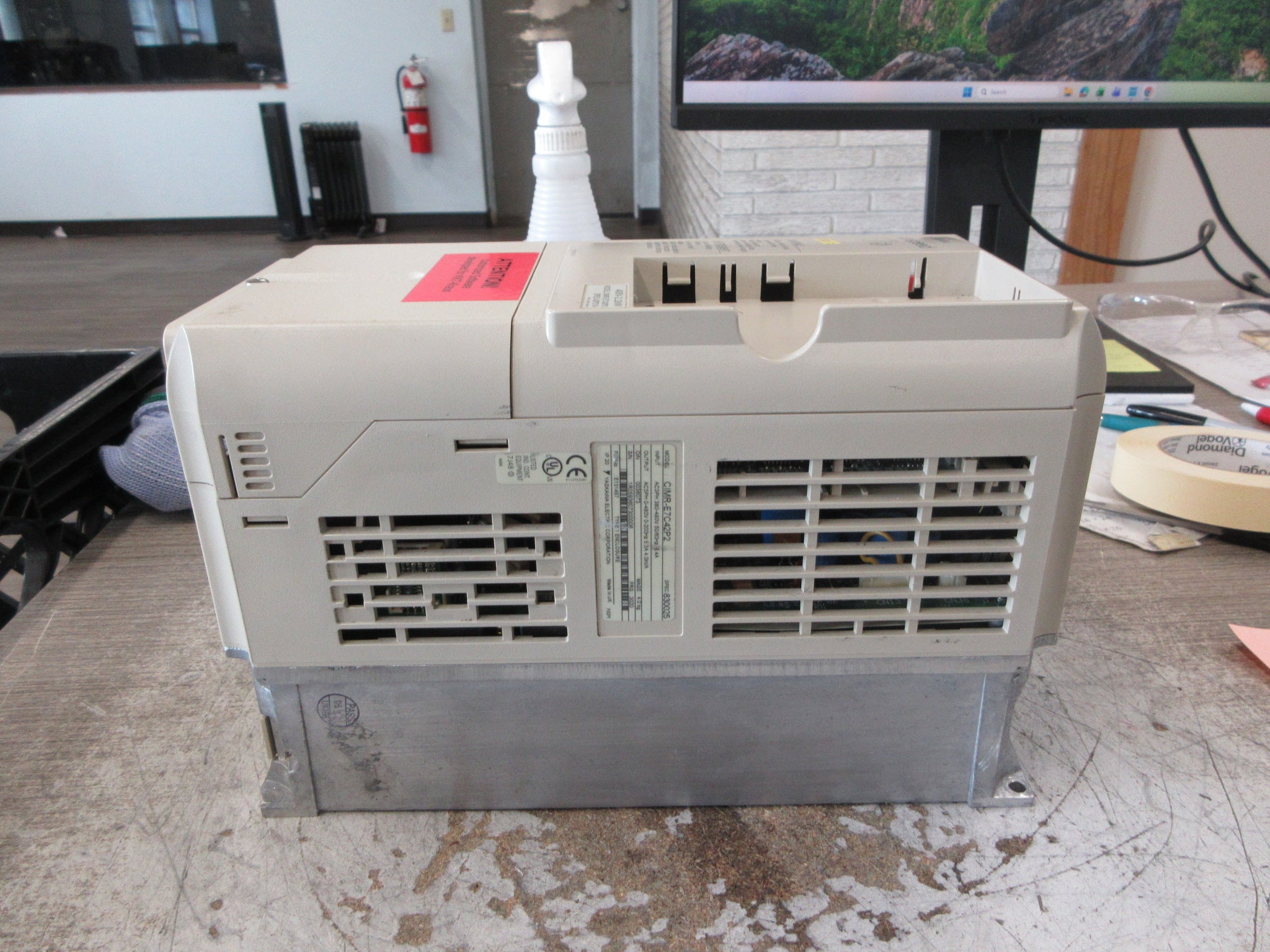 Yaskawa Varispeed E7 AC Drive CIMR-E7C42P2 3HP 3Ph *No Keypad*  Used