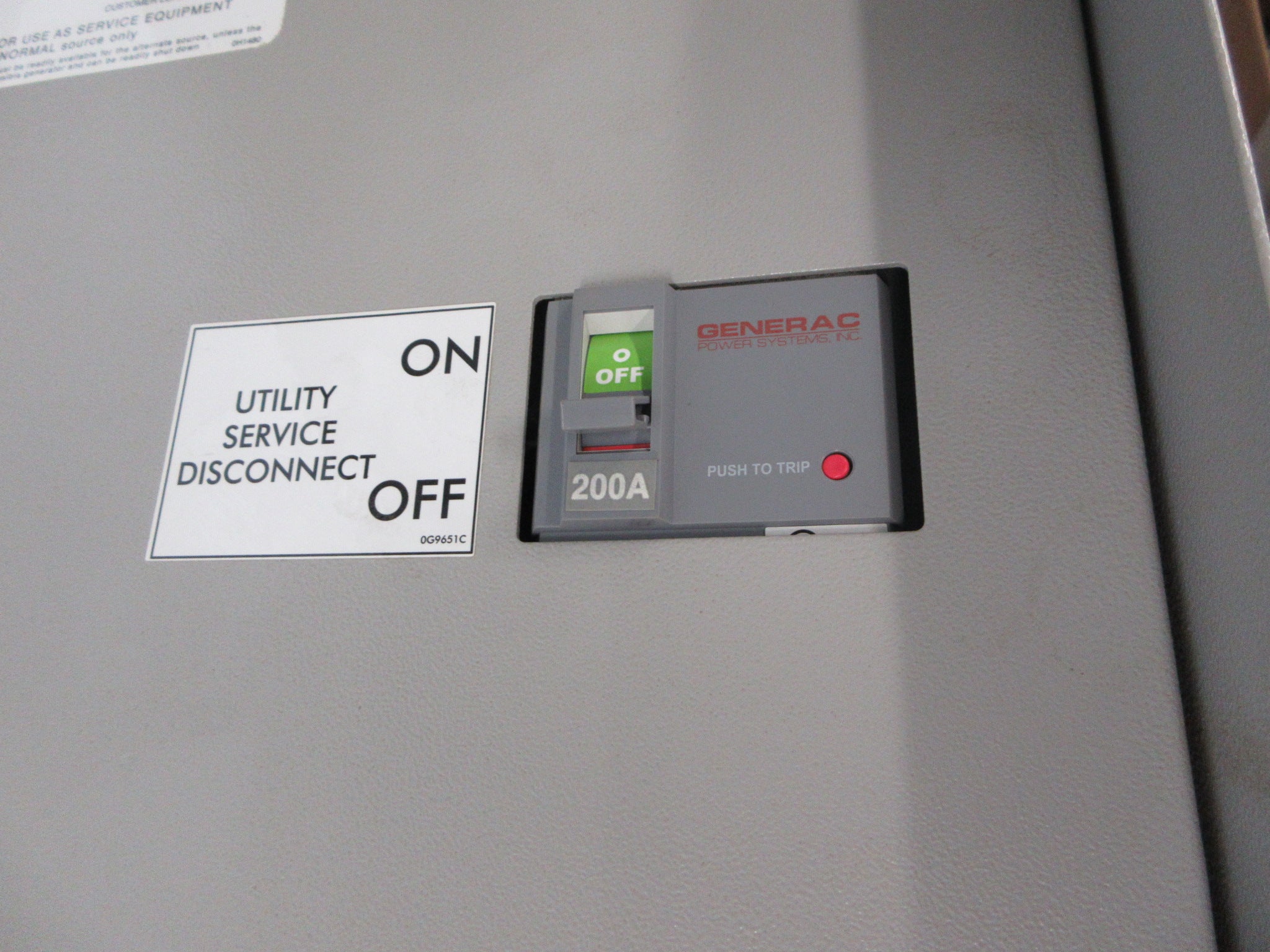 Generac Nexus 3R Automatic Transfer Switch RTSD200A3 200A 120/240V Used
