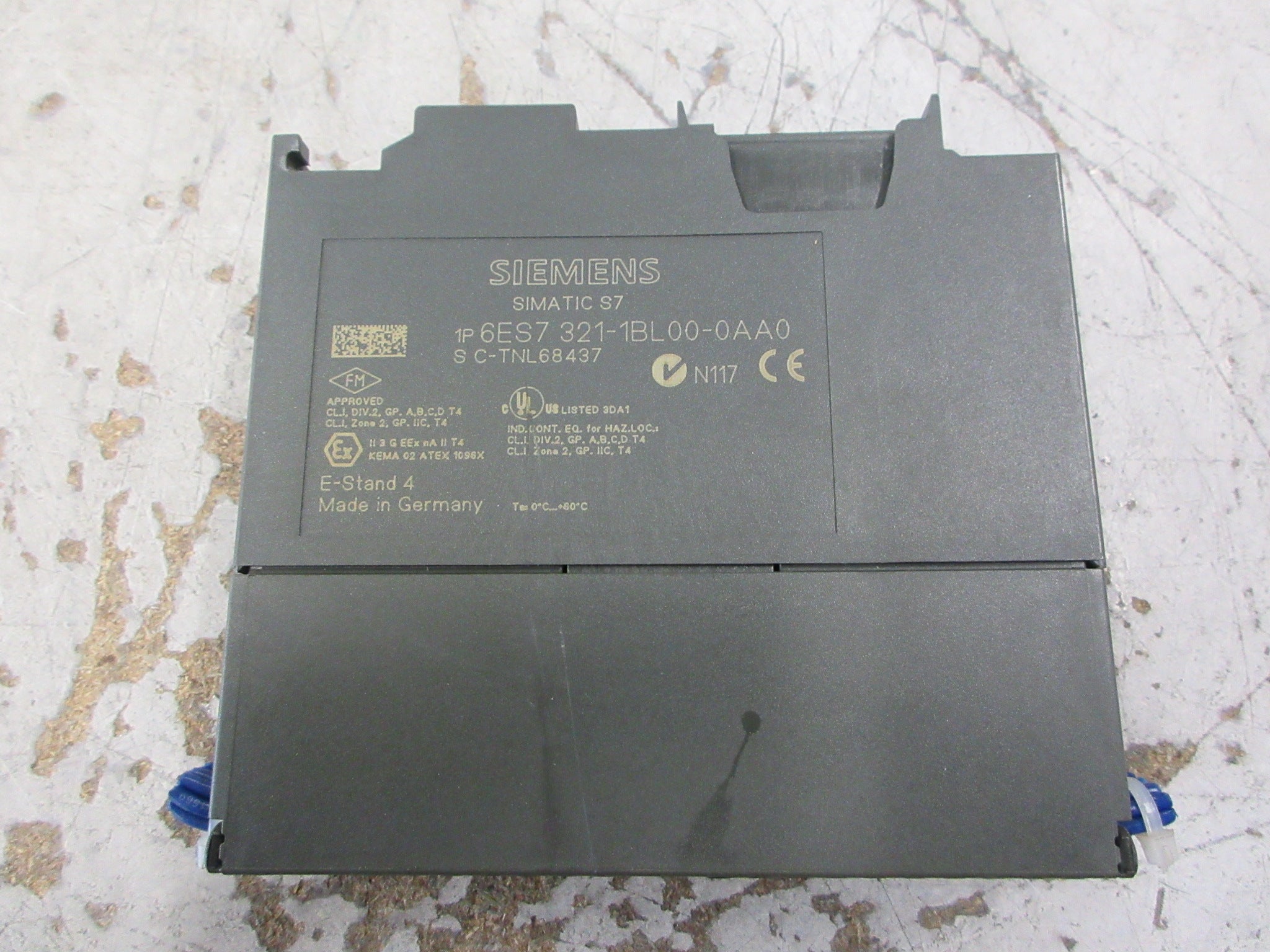 Siemens Simatic S7 PLC Module 6ES7 321-1BL00-0AA0 E-Stand: 4 Used