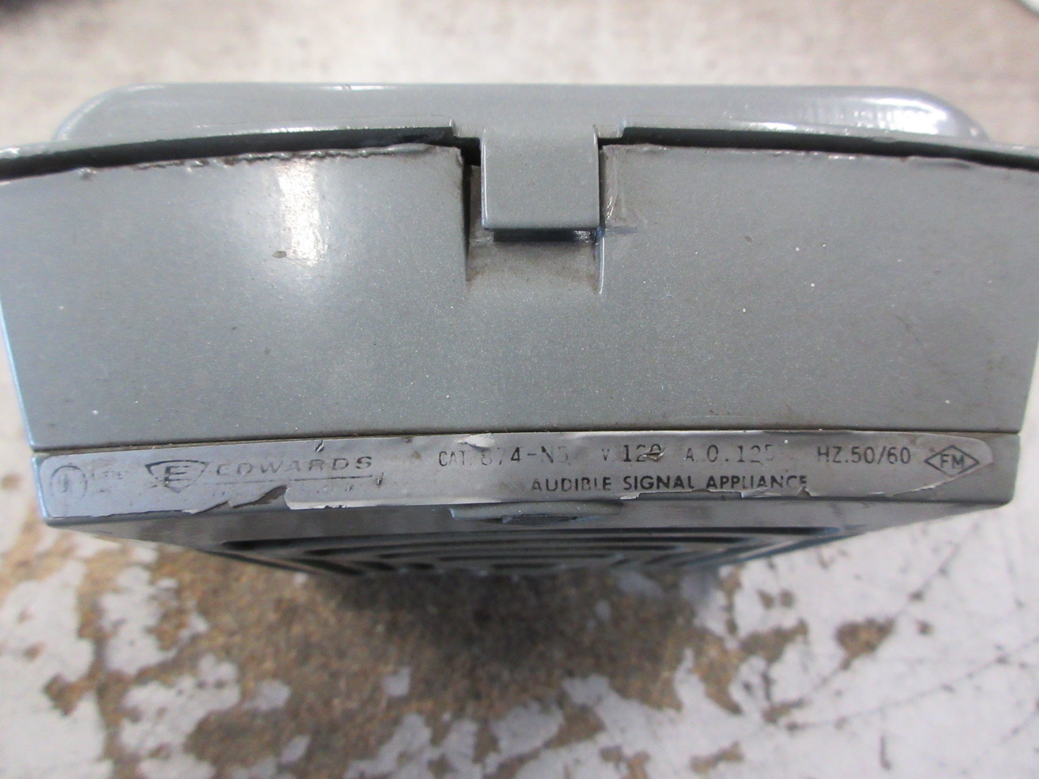 Edwards Audible Signal Appliance 874-N5 120V 50/60Hz 0.125A Used