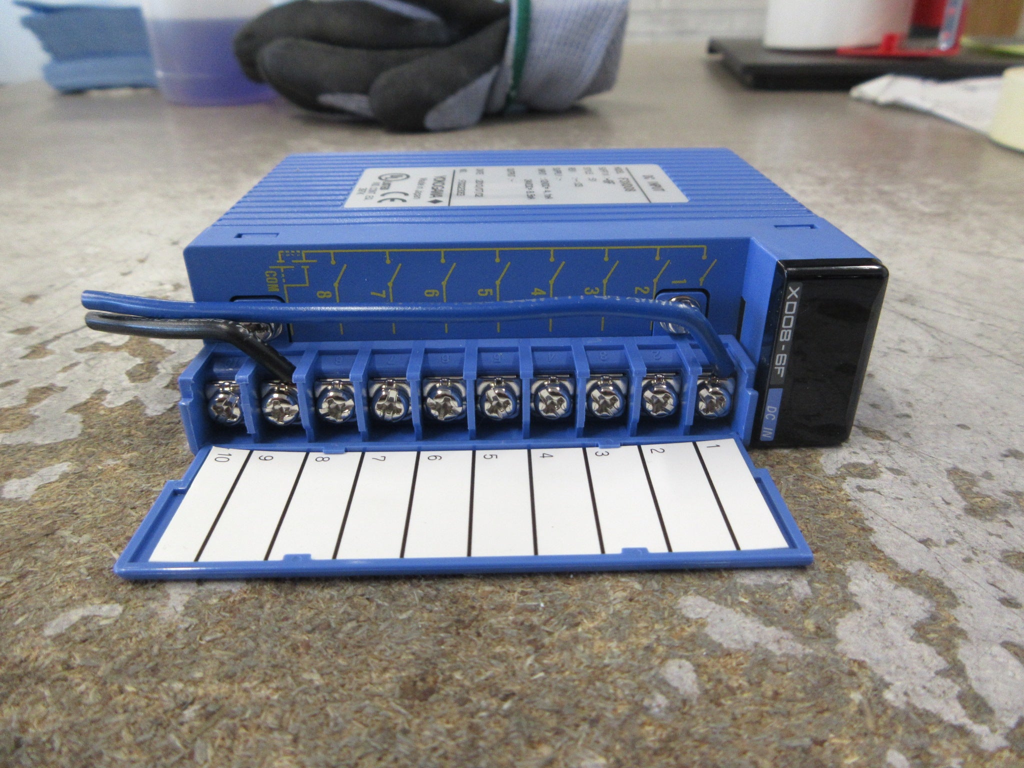 Yokogawa S1 DC Input Module F3XD08-6F Rev. 03 Used