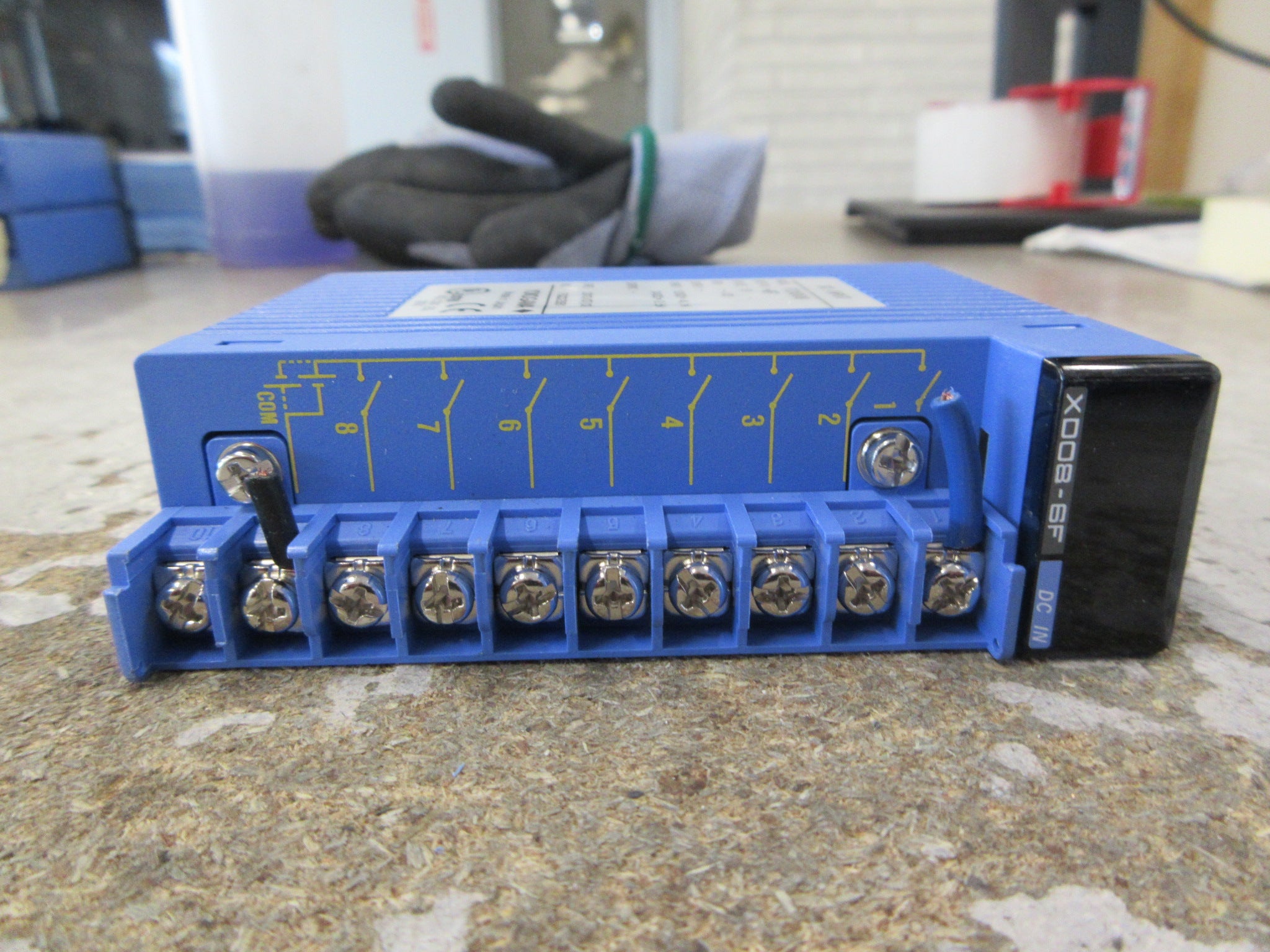 Yokogawa S1 DC Input Module F3XD08-6F Rev. 03 *No Terminal Cover* Used