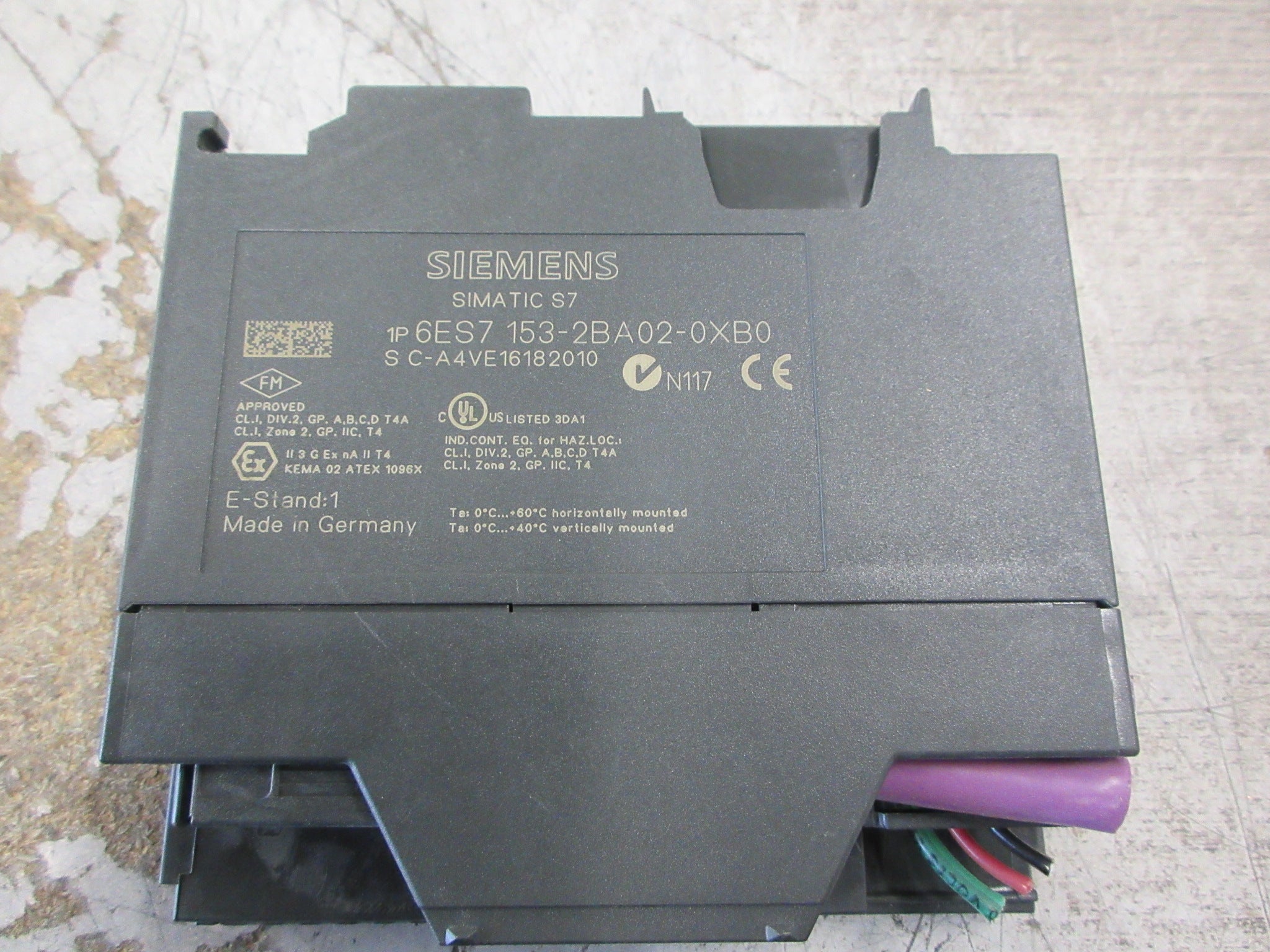Siemens Simatic S7 ET200M/Link Module 6ES7 153-2BA02-0XB0 E-Stand:1 Used