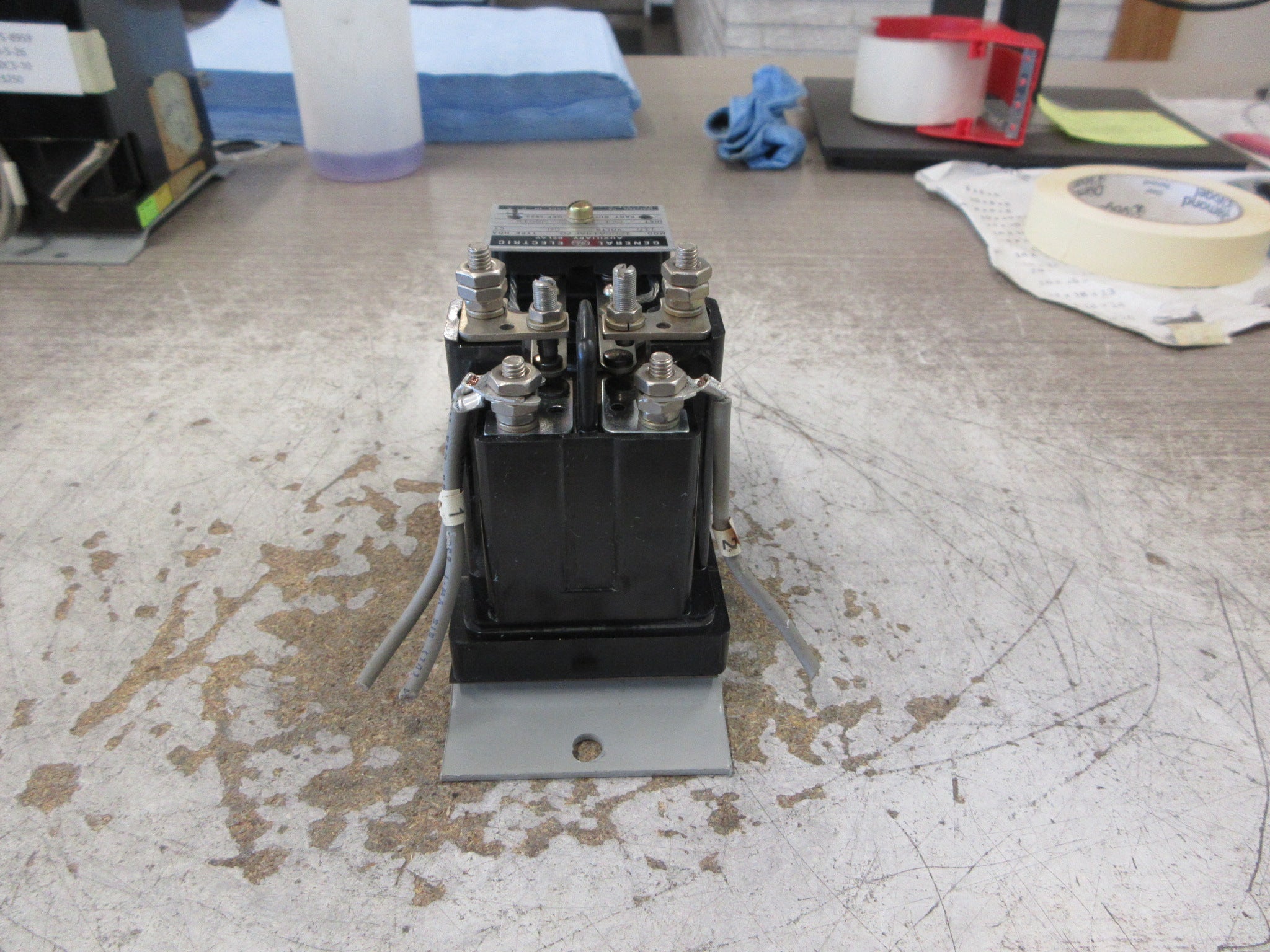 GE Type HGA Auxiliary Relay 12HGA14AF70 115V 60Hz Used