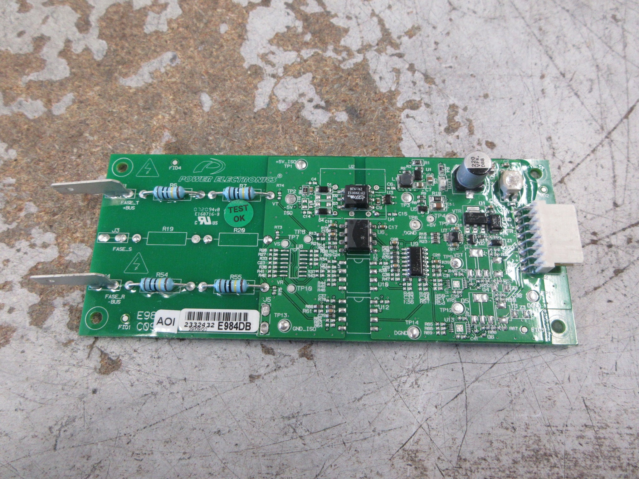 Power Electronics Bus Voltage to Isolated Control Board E984DB Used