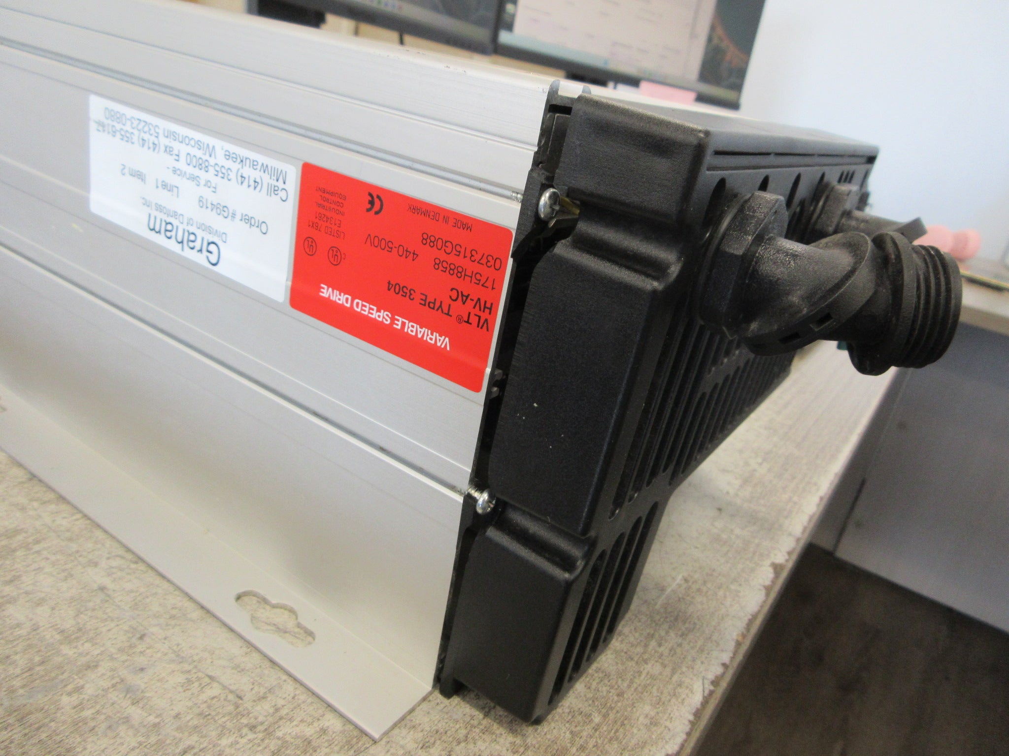Graham 3504 AC Drive 175H8858 3HP 460V Used