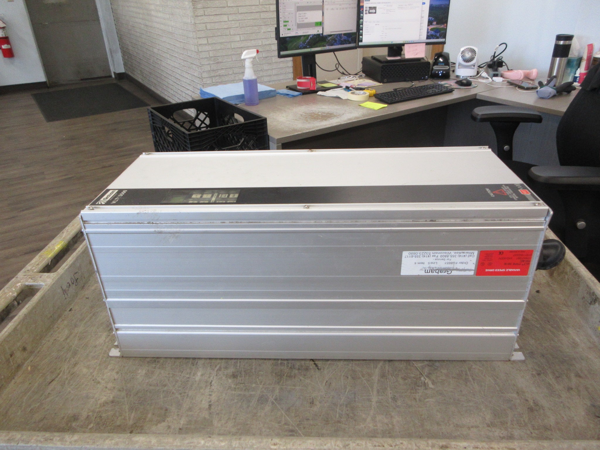 Graham VLT 3516 AC Drive 175H7351 15HP 3Ph Used