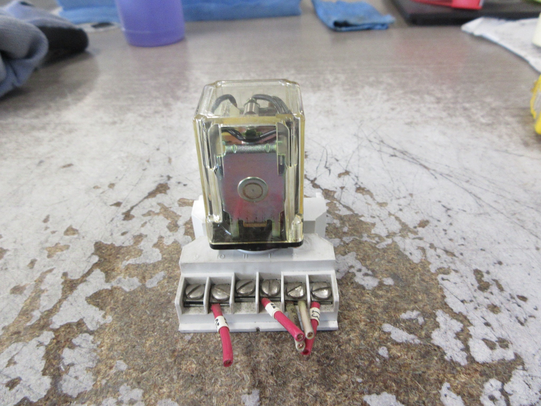 A-A Electric Relay AAE-A301L-0 120V Coil W/Base Used