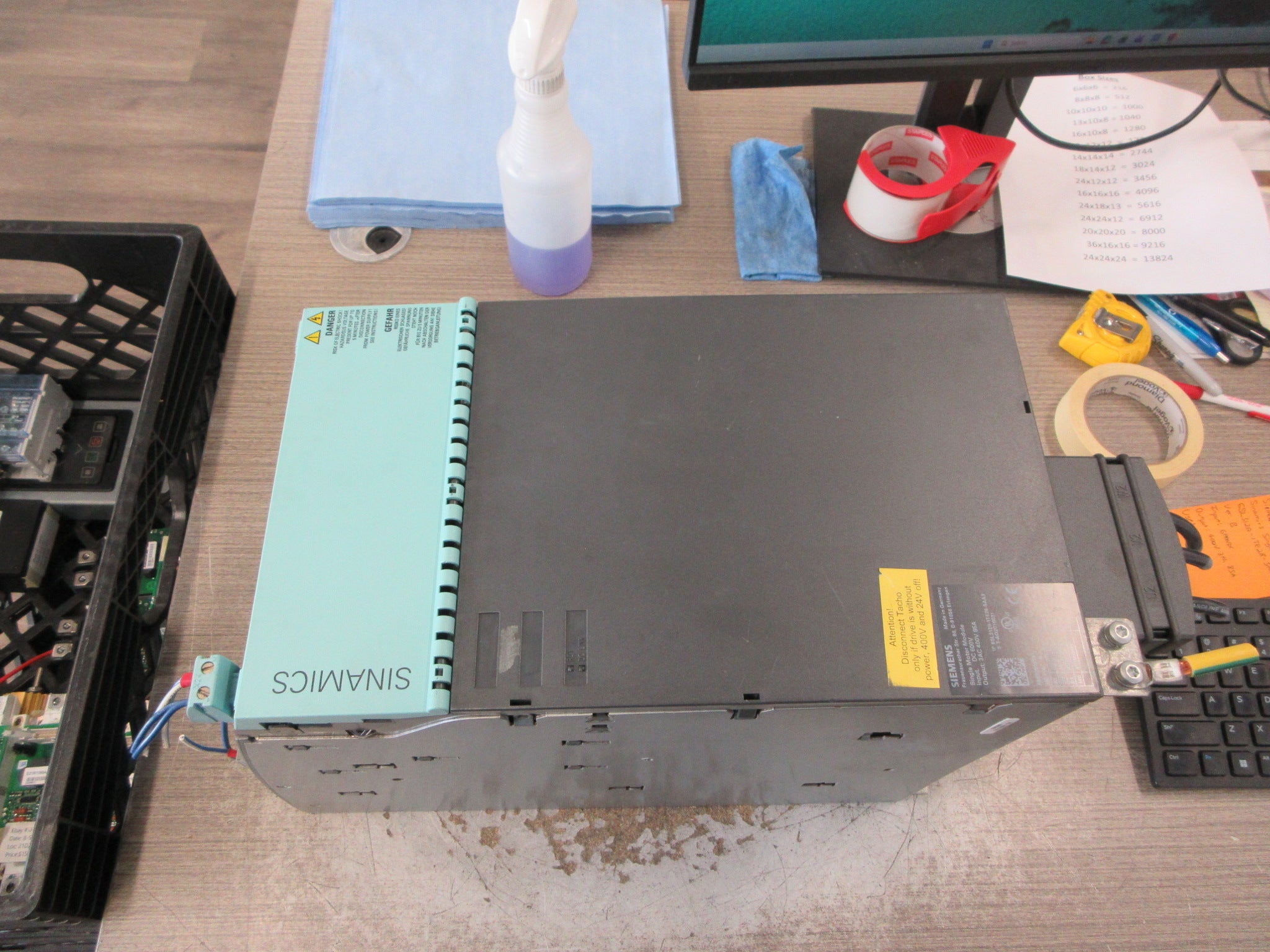Siemens Sinamics Single Motor Module 6SL3120-1TE28-5AA3 Ver. B Used