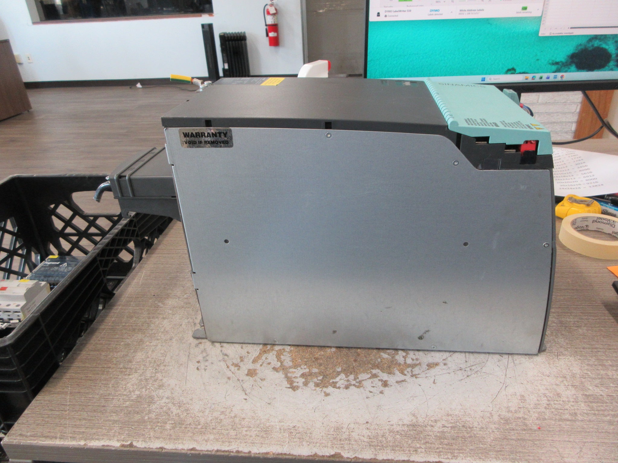 Siemens Sinamics Single Motor Module 6SL3120-1TE28-5AA3 Ver. B Used