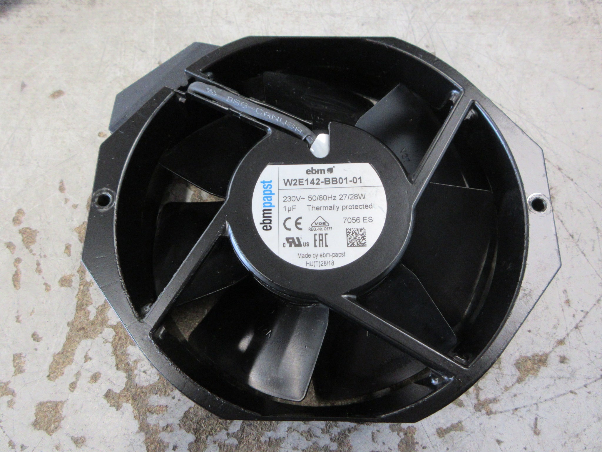ebmpapst Axial Fan W2E142-BB01-01 230V 50/60Hz 27/28W Used