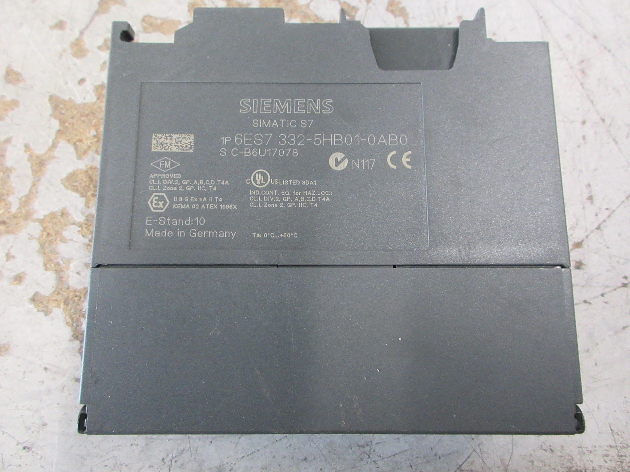 Siemens Simatic S7 Analog Output Module 6ES7 332-5HB01-0AB0 E-Stand: 10 Used