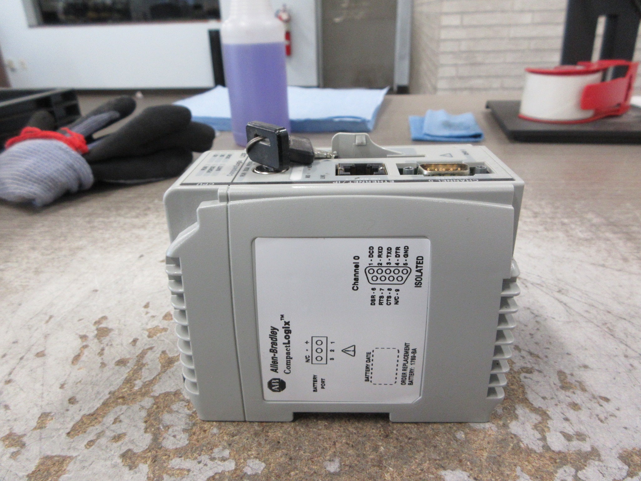 Allen-Bradley CompactLogix Logix 5332E Processor Unit 1769-L32E Ser. A Used