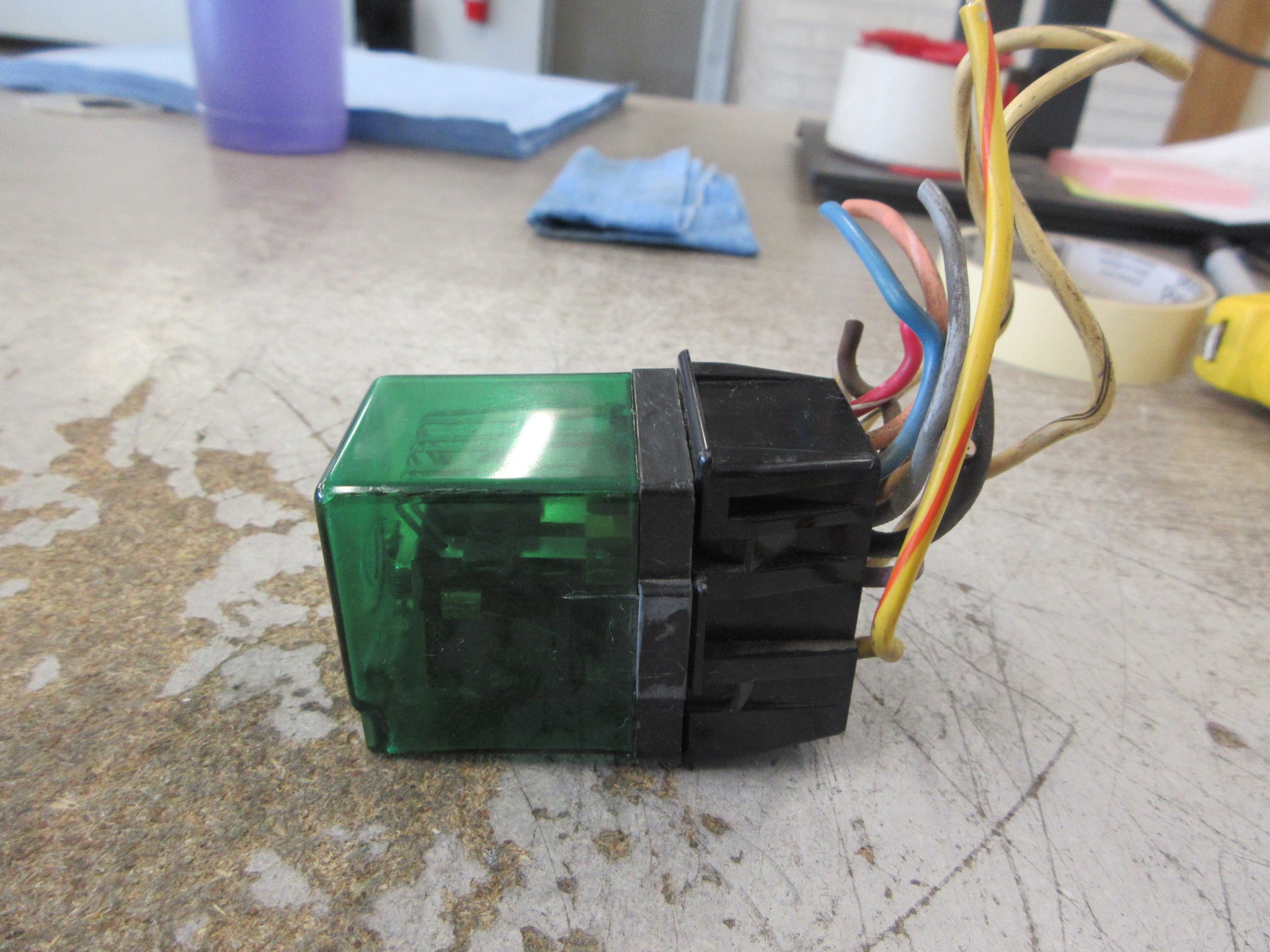 Protection Controls Relay ACF 115V Coil W/ Base Used