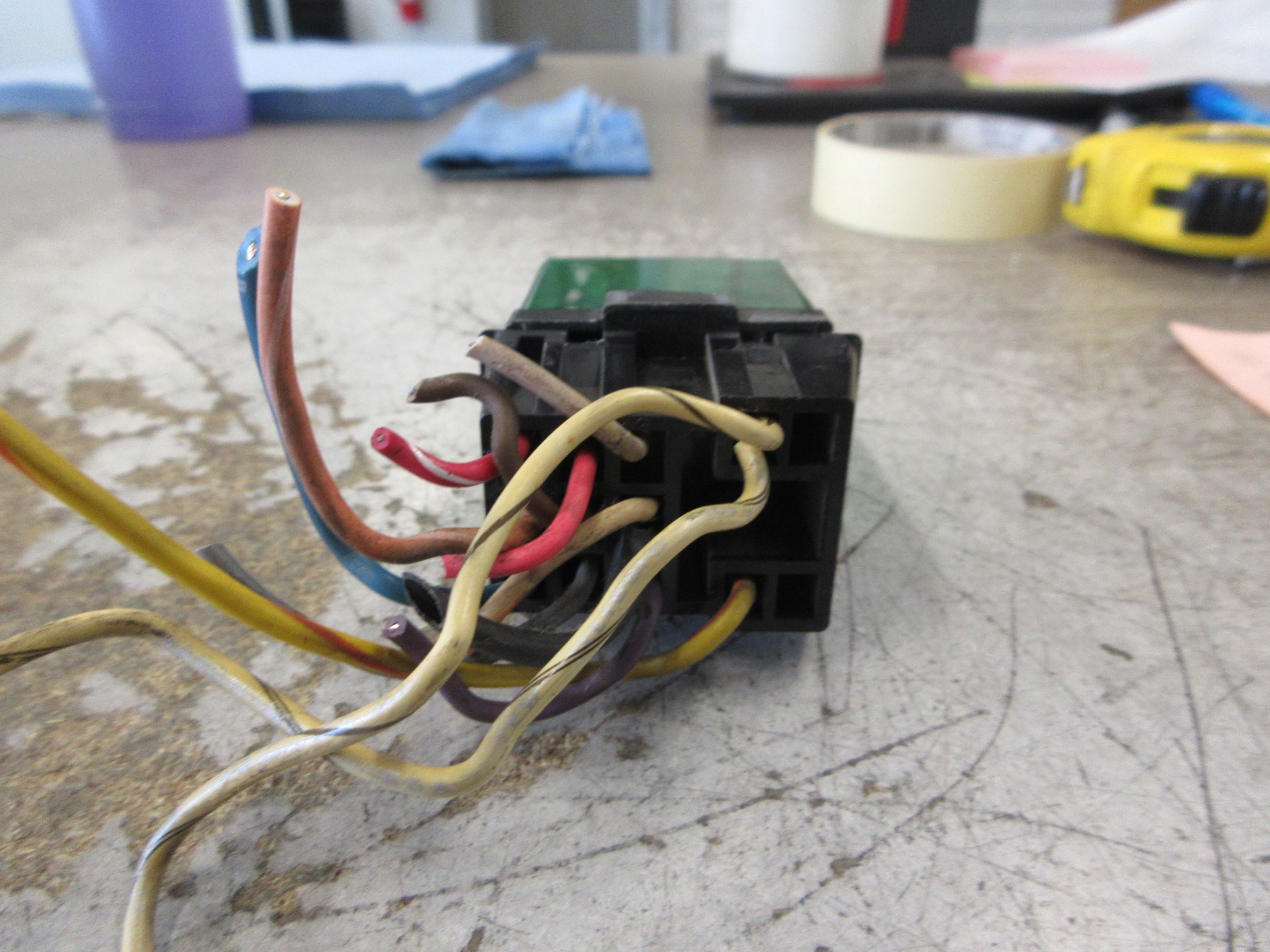 Protection Controls Relay ACF 115V Coil W/ Base Used