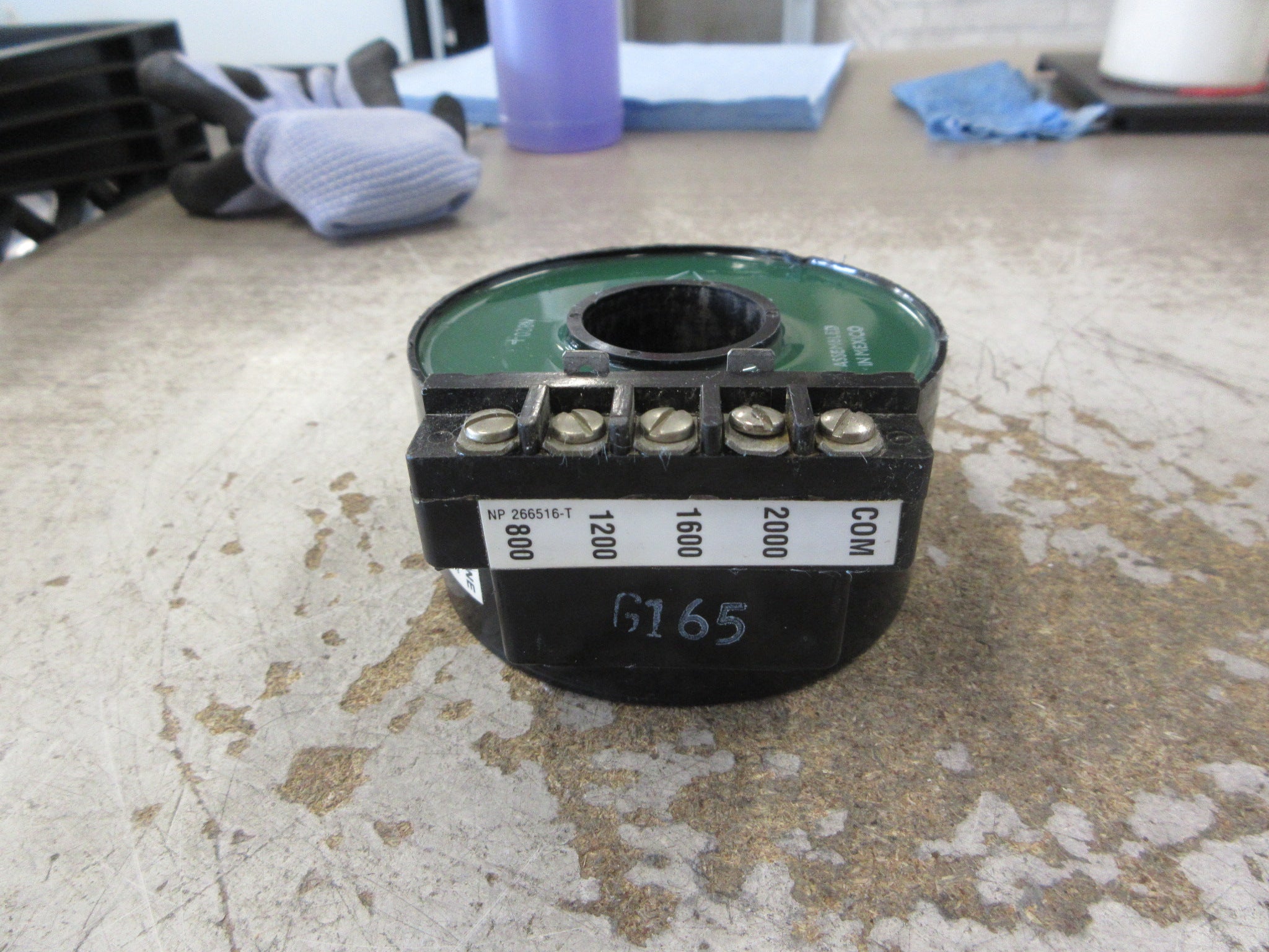 GE Current Transformer 139C4970G165 800-1000A Used