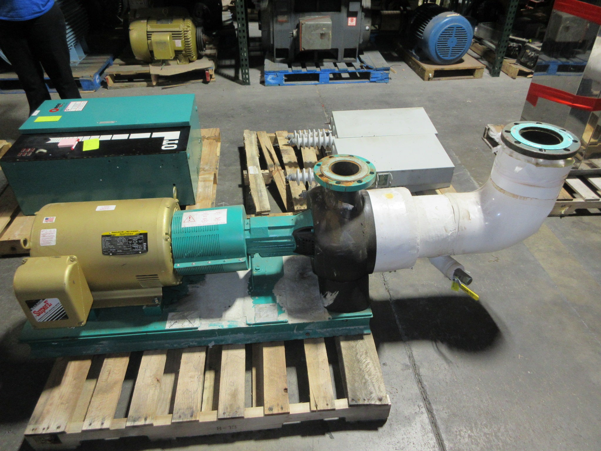 Wilo Pump NL 5X4X10/25/200V/3/60/ODP/SG35 25HP 1770RPM 85 FT Head 600GPM Used
