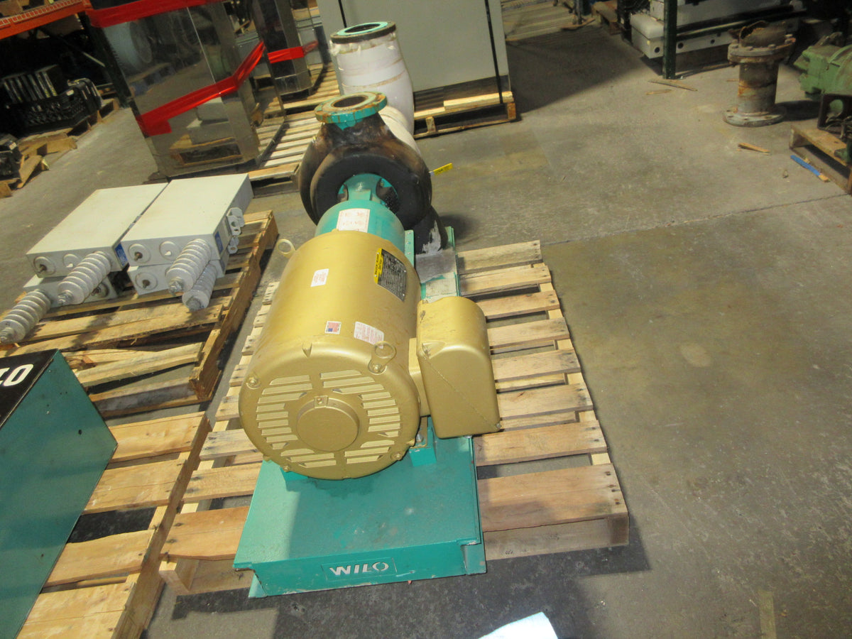 Wilo Pump NL 5X4X10/25/200V/3/60/ODP/SG35 25HP 1770RPM 85 FT Head 600GPM Used