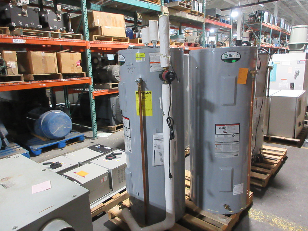 A.O. Smith ENT 50 100 Electric Tank Water Heater 9241360008 208/240V 1Ph Used
