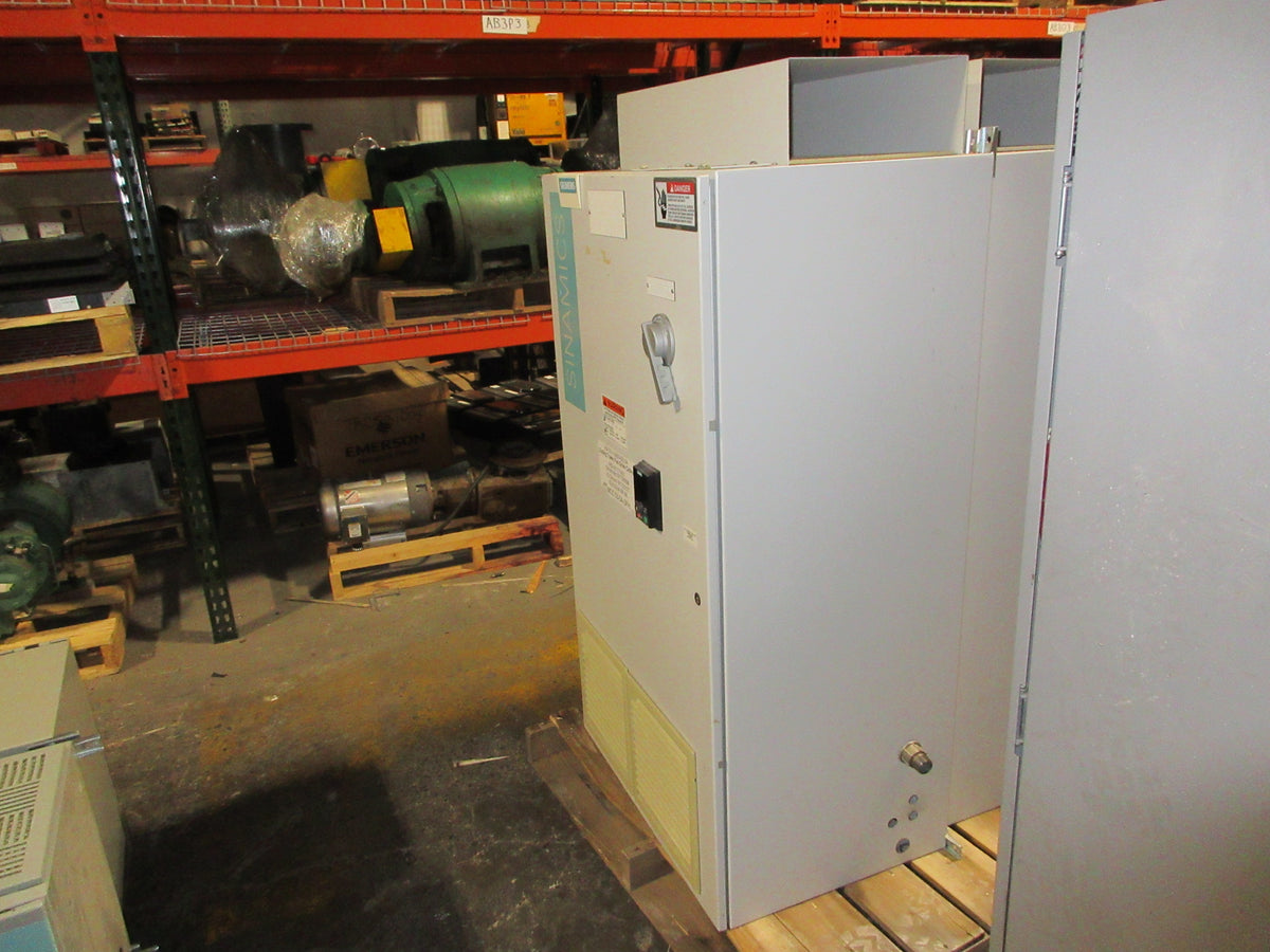 Siemens Sinamics G120 AC Drive 6SL324-OBE31-8UA0 30HP 3Ph Used