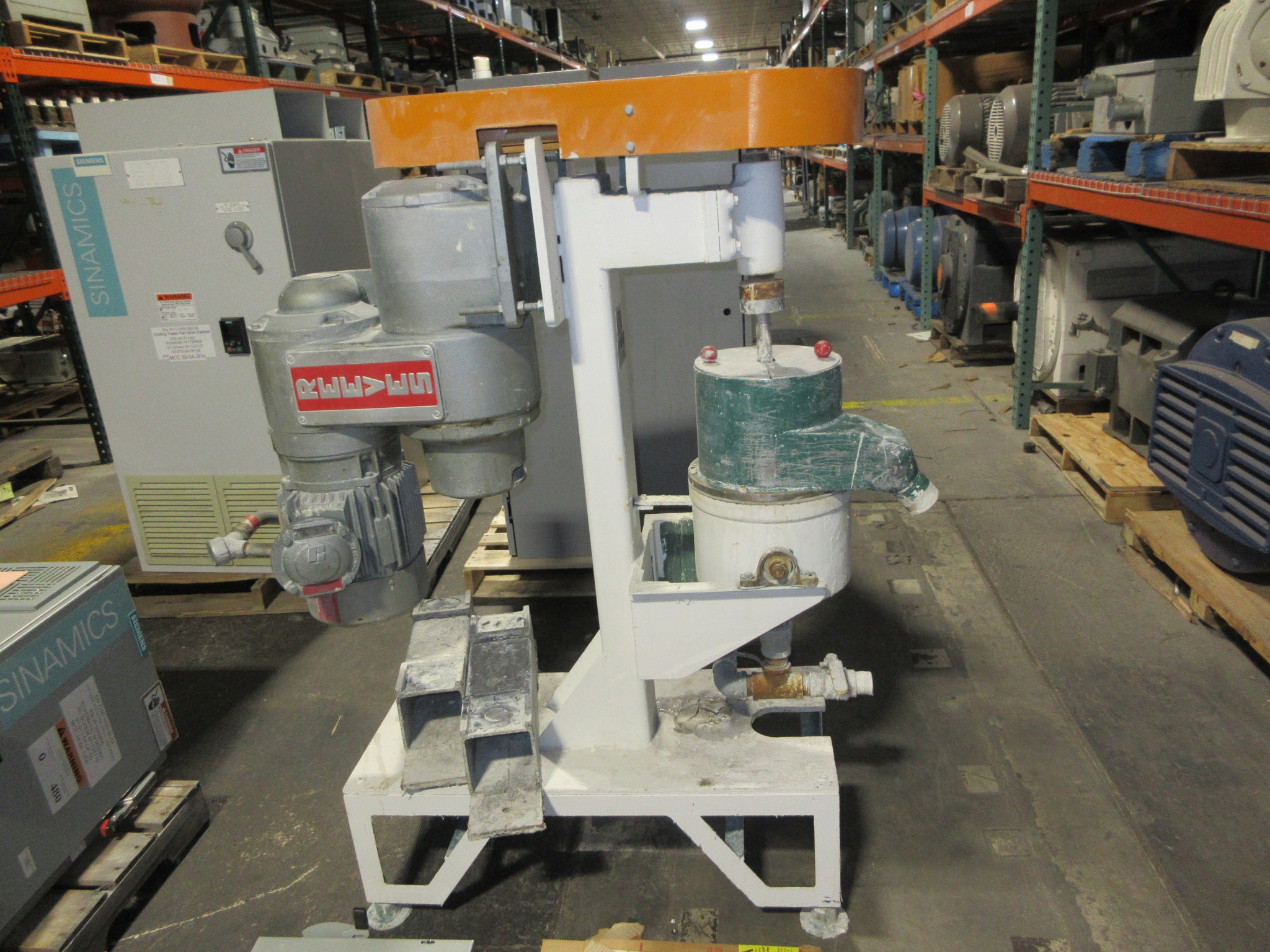 Union Process Circulation Attritor Type C Size Q1 2HP 230/460V 3Ph Used