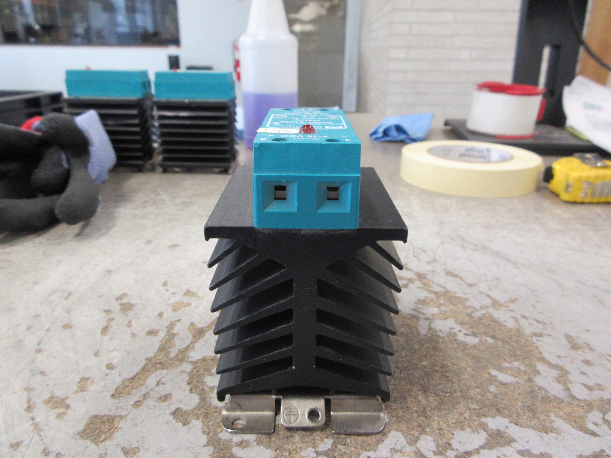 Continental Industries Solid State Relay RSDA-660-40-1D0 48-660VAC 80A Used