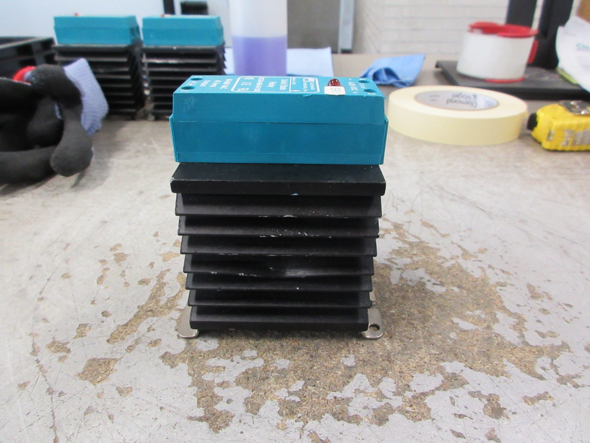 Continental Industries Solid State Relay RSDA-660-40-1D0 48-660VAC 80A Used