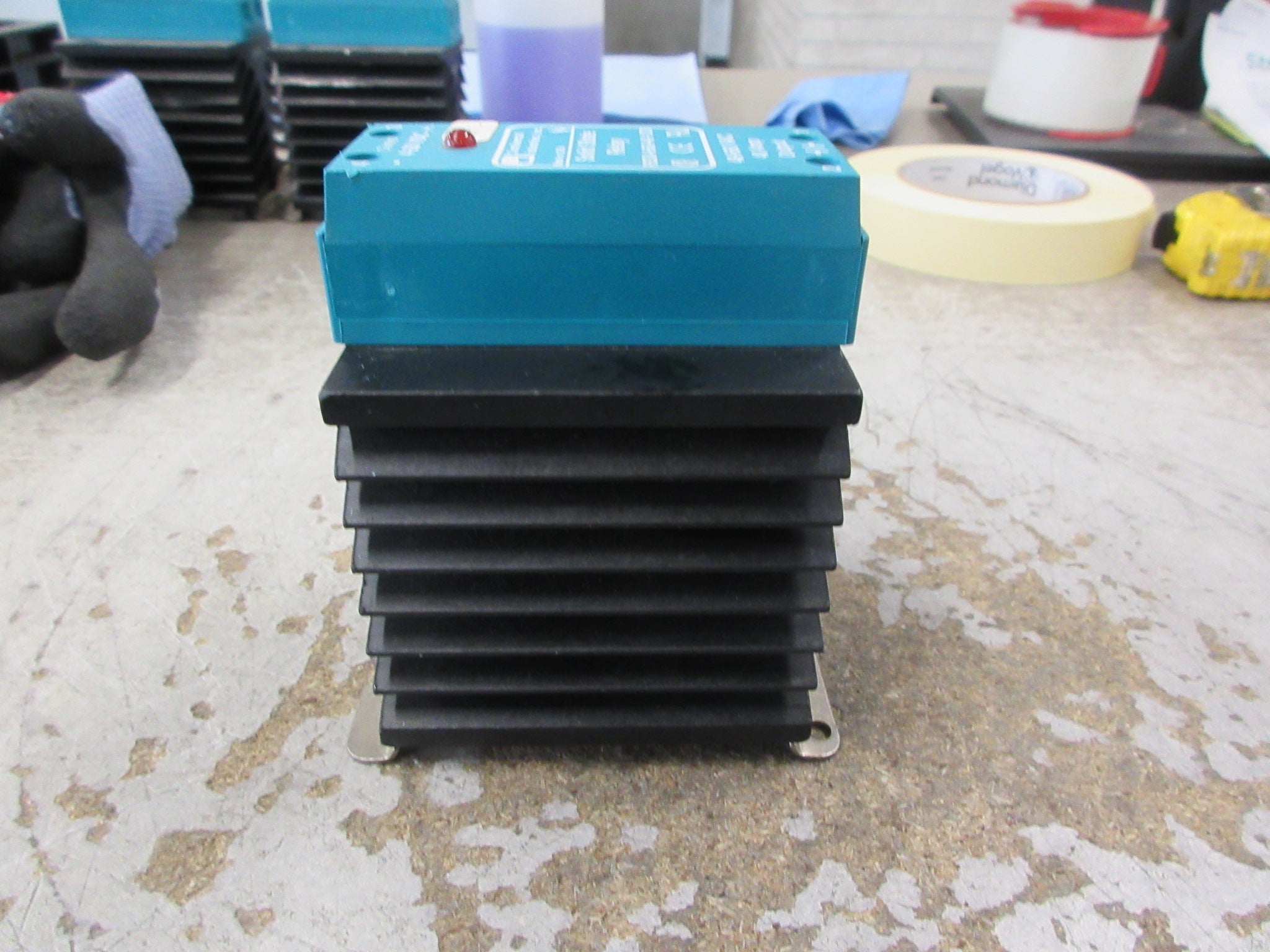 Continental Industries Solid State Relay RSDA-660-40-1D0 48-660VAC 80A Used