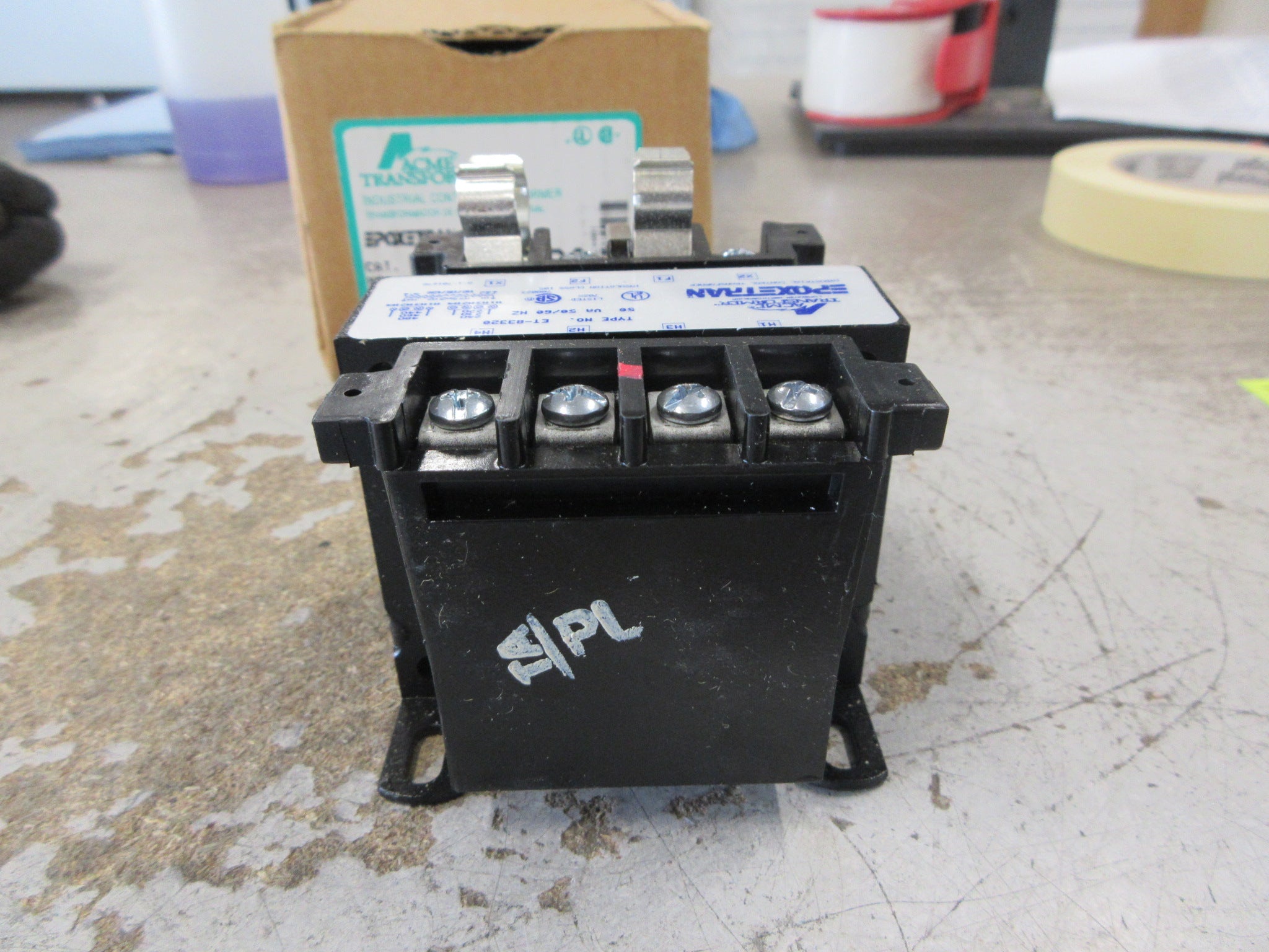 Acme Transformer Epoxetran Control Transformer ET-83320 50VA Pri: 240/480V Used