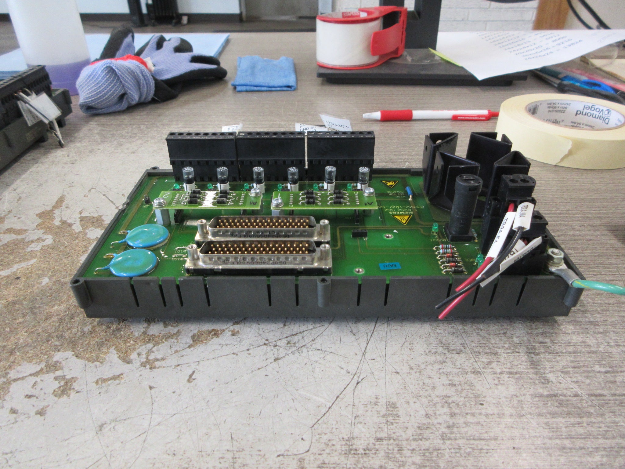 Siemens Failsafe Analog Input MTA 6ES7650-1AH61-5XX0 6-Ch Used