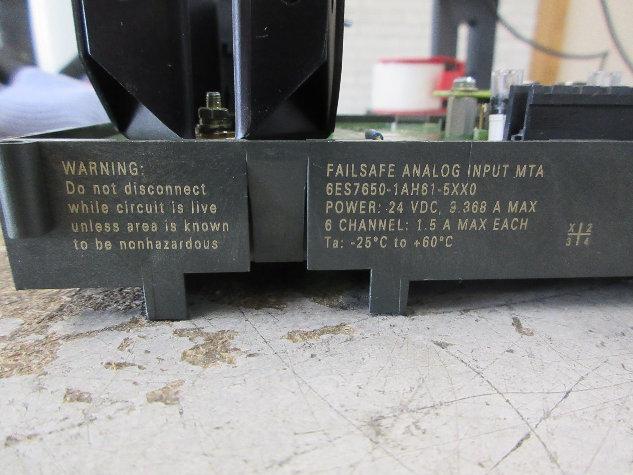 Siemens Failsafe Analog Input MTA 6ES7650-1AH61-5XX0 6-Ch Used
