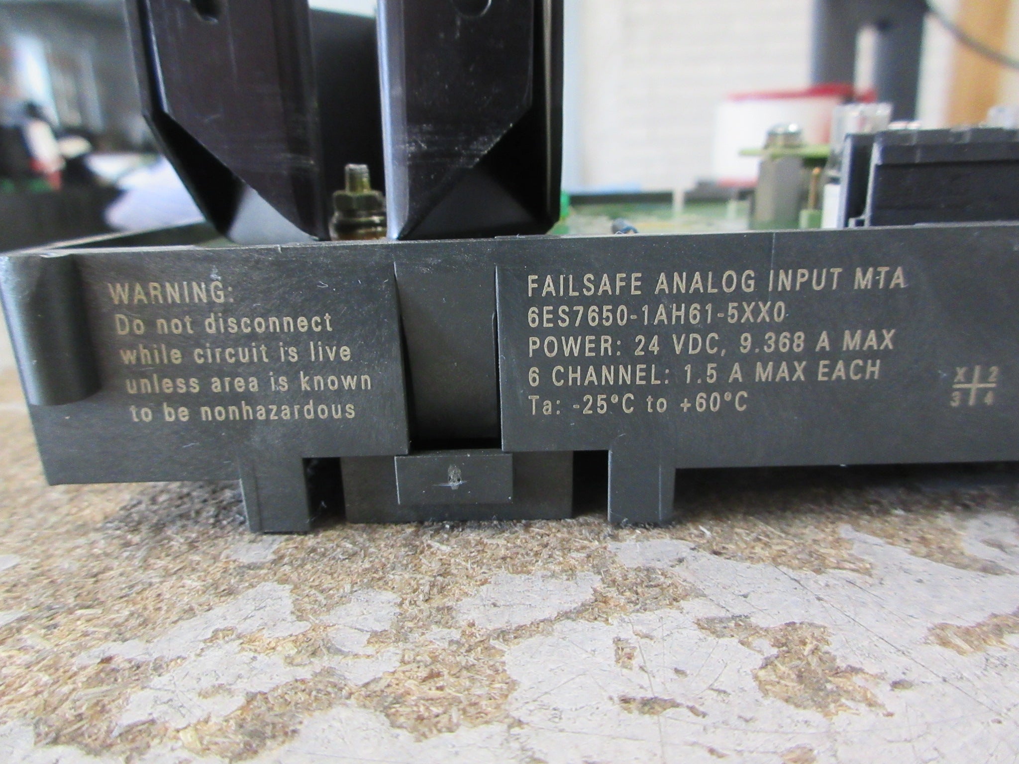Siemens Failsafe Analog Input MTA 6ES7650-1AH61-5XX0 6-Ch Used