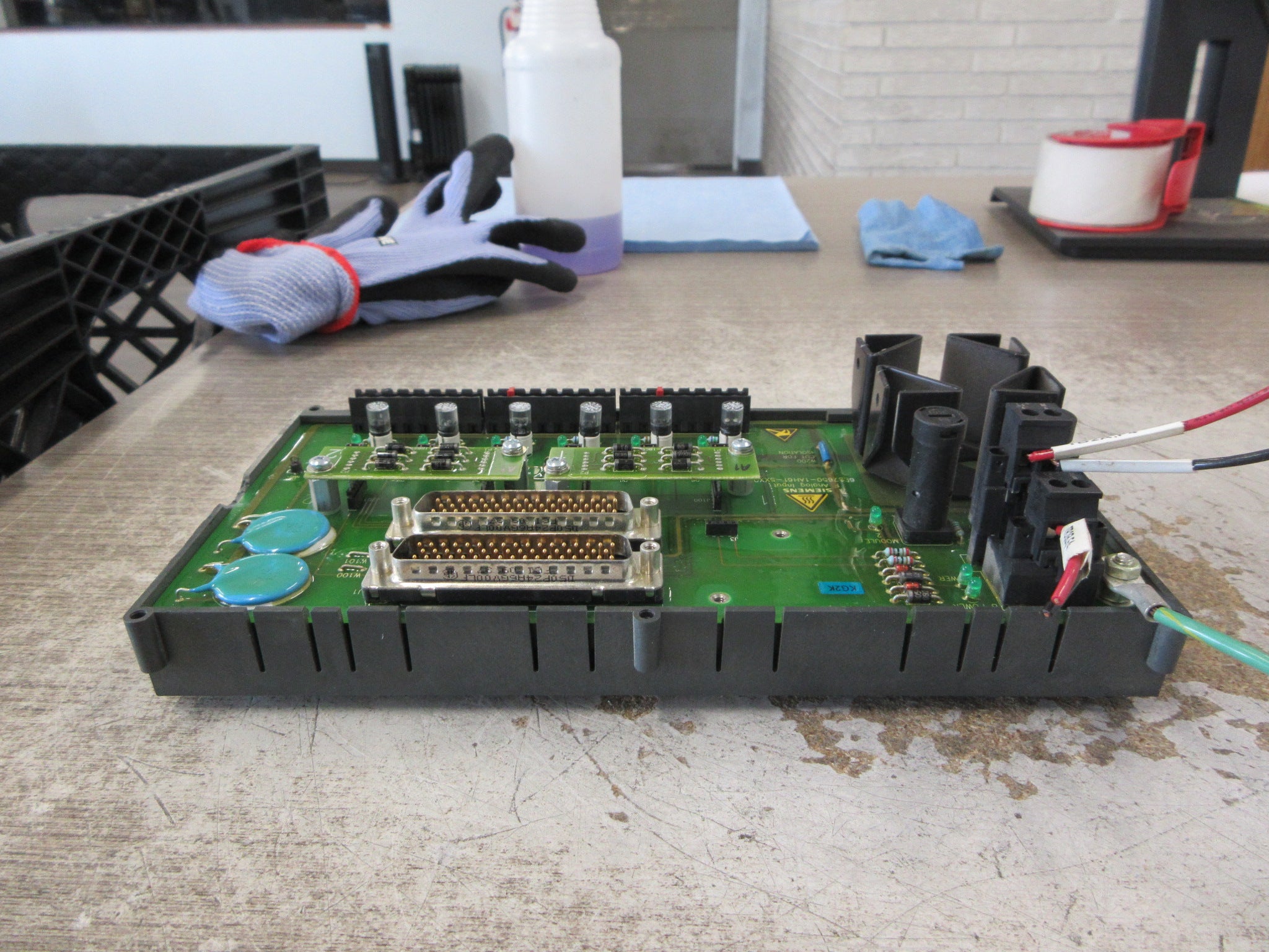 Siemens Failsafe Analog Input MTA 6ES7650-1AH61-5XX0 6-Ch Used