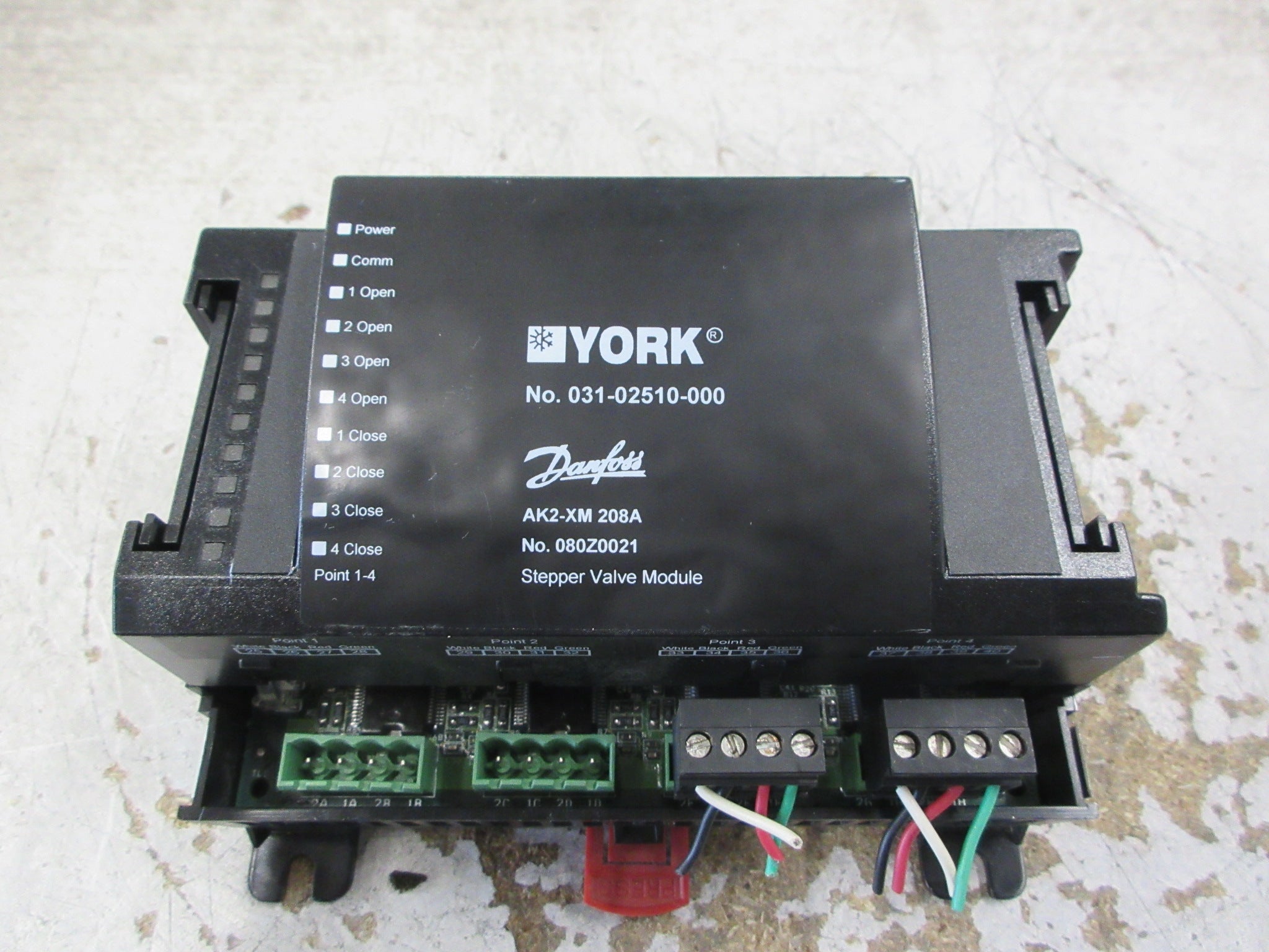 Danfoss York AK2-XM 208A Stepper Valve Module 080Z0021 Used