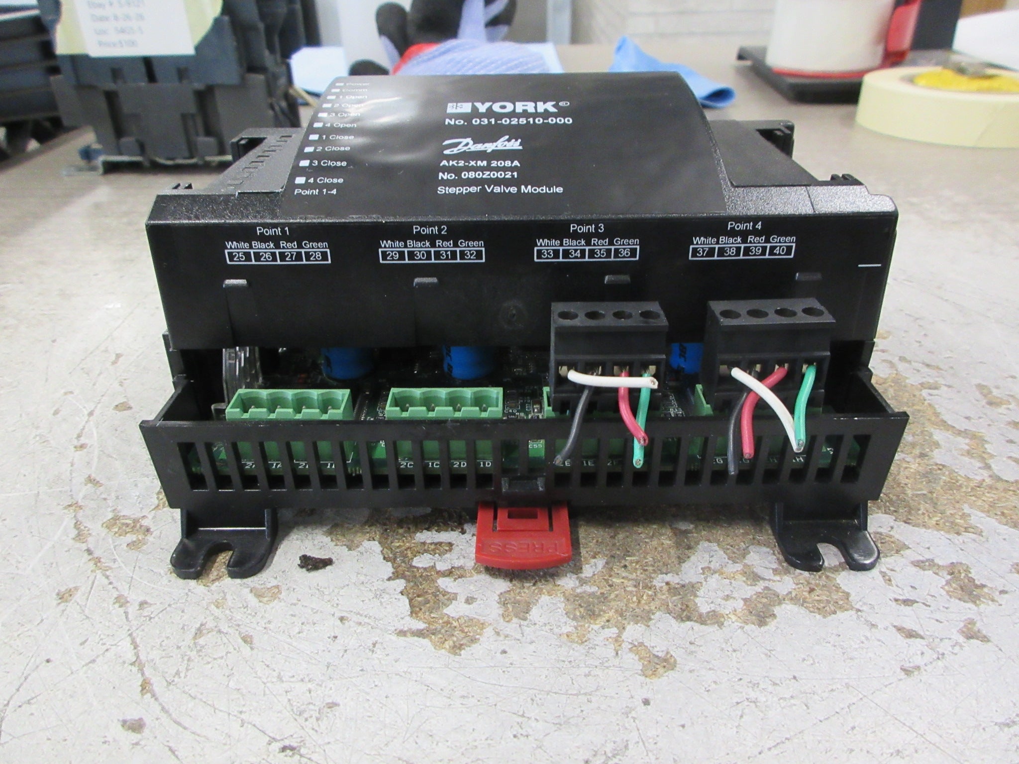 Danfoss York AK2-XM 208A Stepper Valve Module 080Z0021 Used