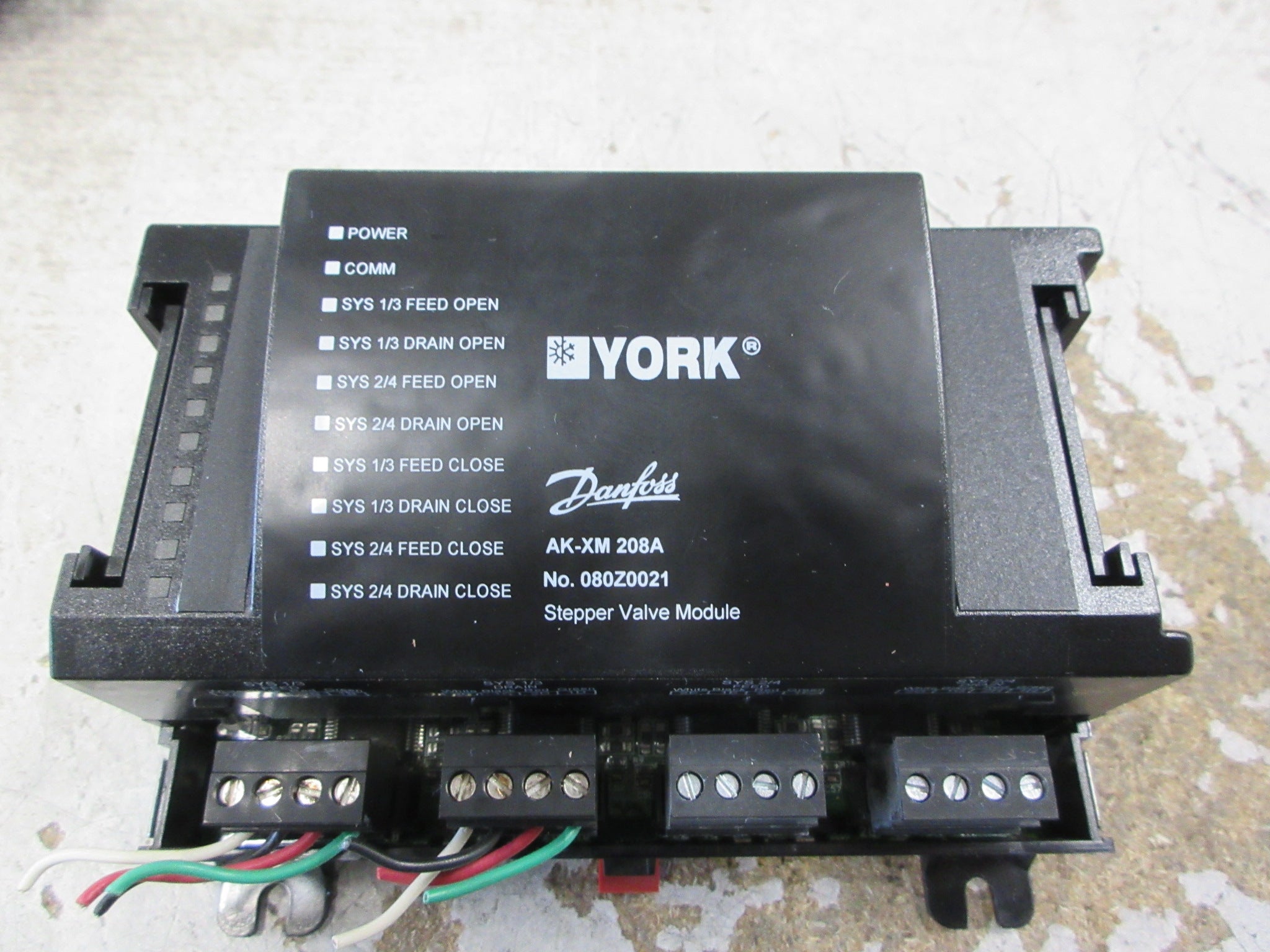 Danfoss York AK2-XM 208A Stepper Valve Module 080Z0021 Used