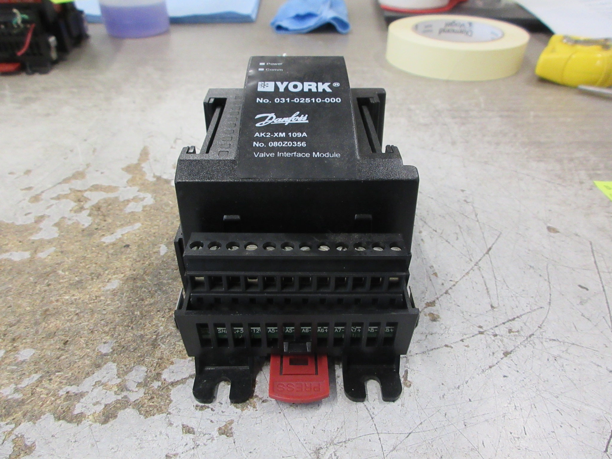Danfoss York AK2-XM 109A Valve Interface Module 080Z0356 Used