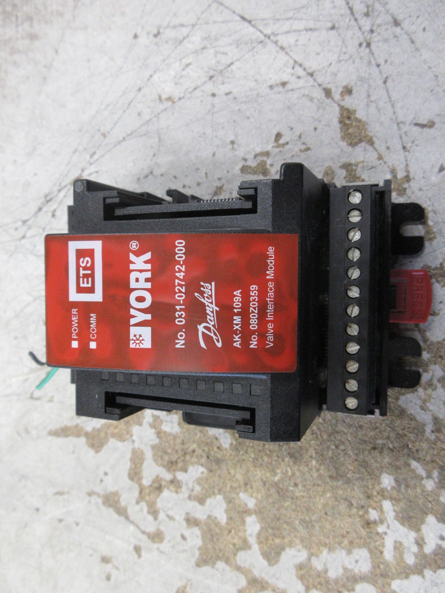 Danfoss York AK-XM 109A Valve Interface Module 080Z0359 Used
