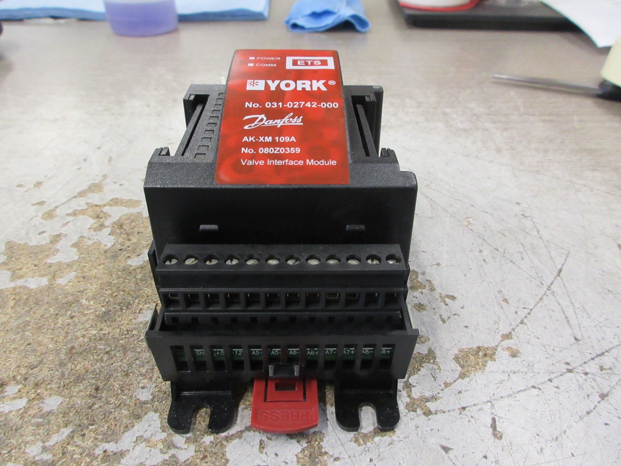 Danfoss York AK-XM 109A Valve Interface Module 080Z0359 Used