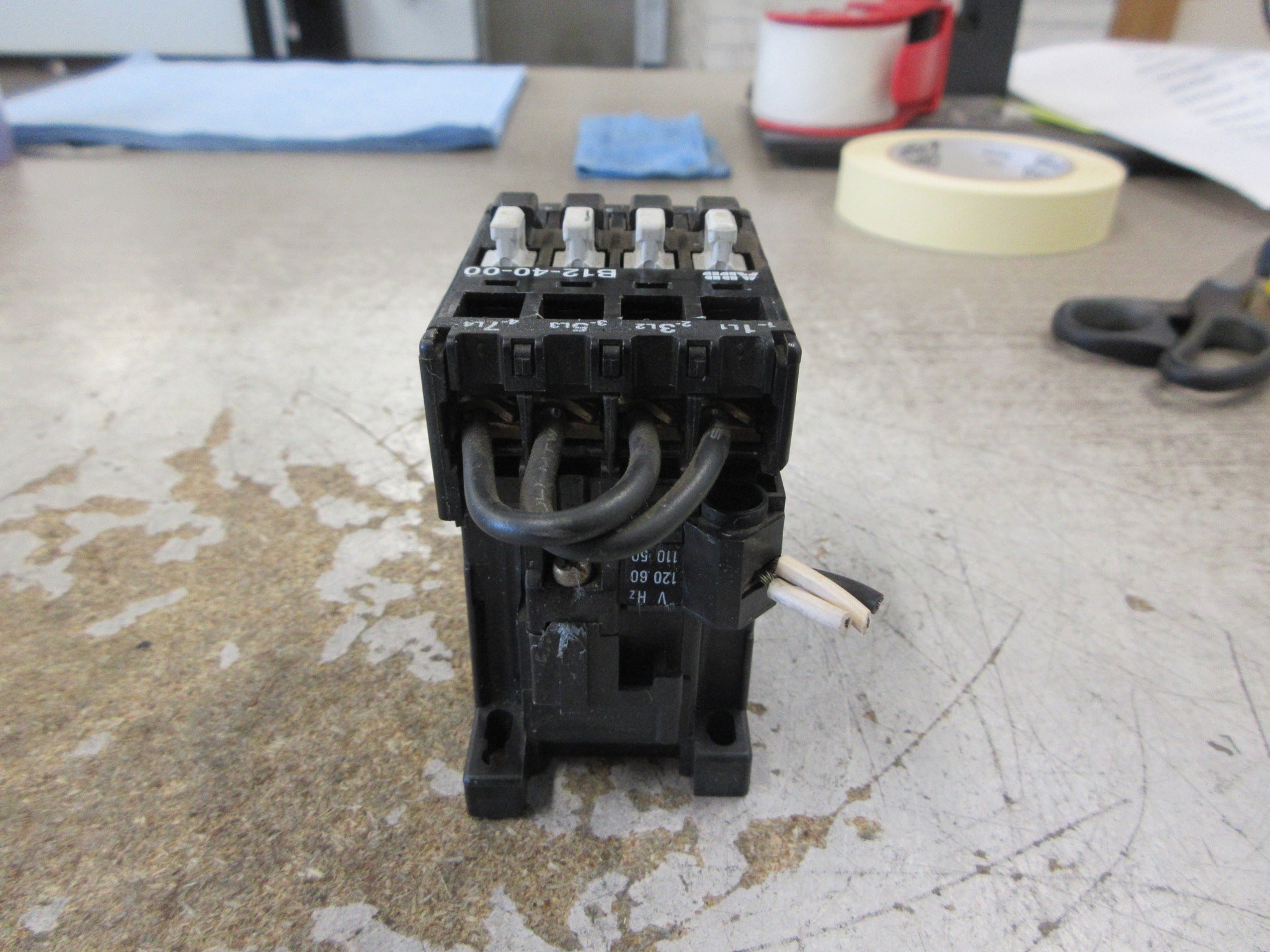 ABB Contactor B12-40-00 120V Coil 21A 600V Used