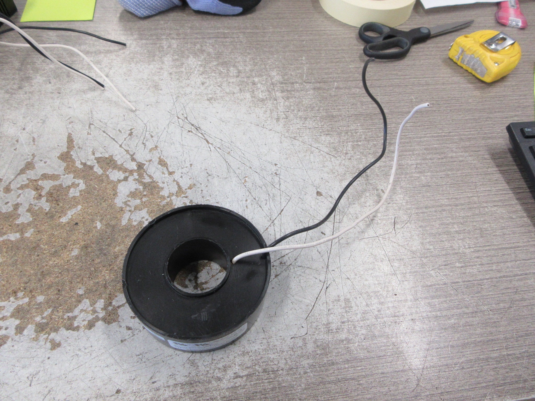WICC Current Transformer MW0125.1-L12 Ratio 300:0.1A 600V 50-400Hz 10KV BIL Used
