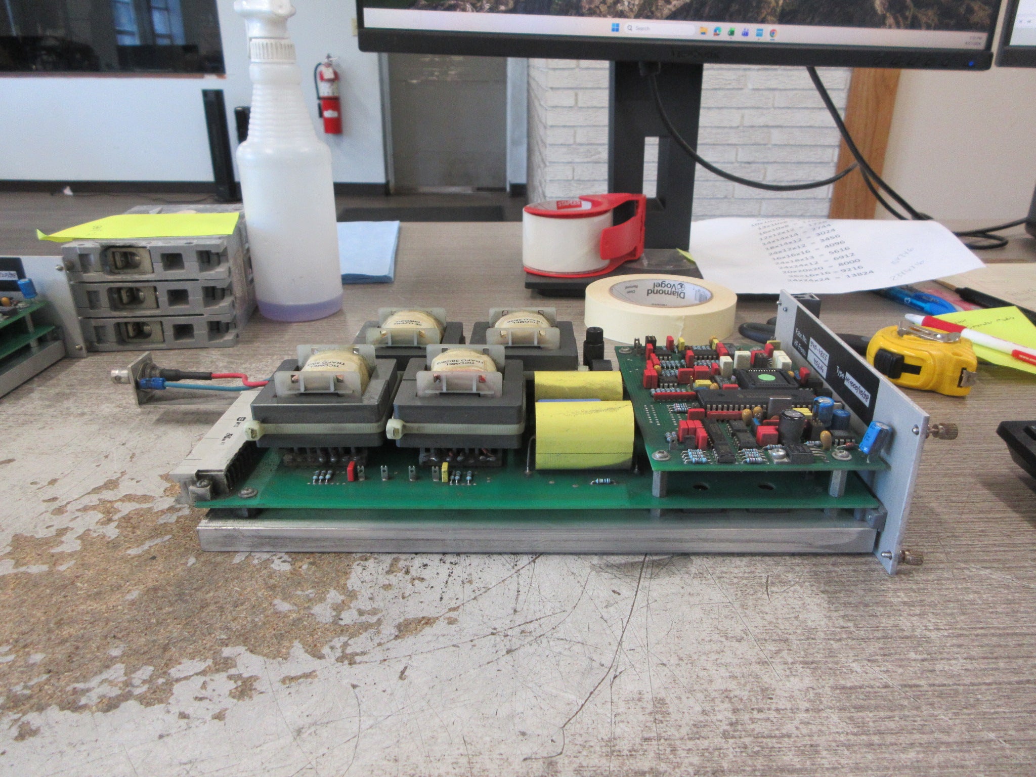 Elma Ultrasonic HF Ultrasonic Generator Module MC1000/40/98 40KHz Used