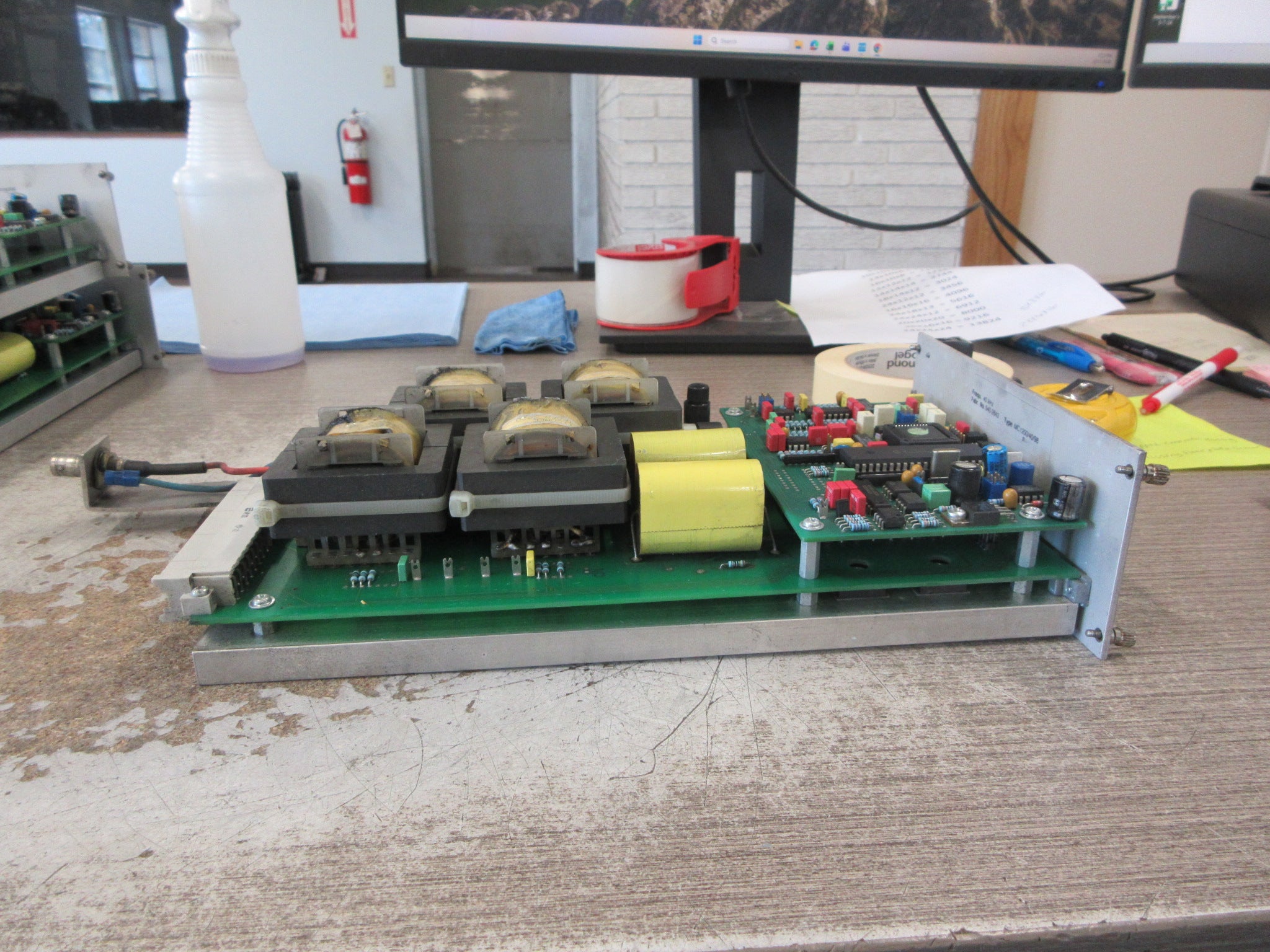 Elma Ultrasonic HF Ultrasonic Generator Module MC1200/40/98 40KHz Used