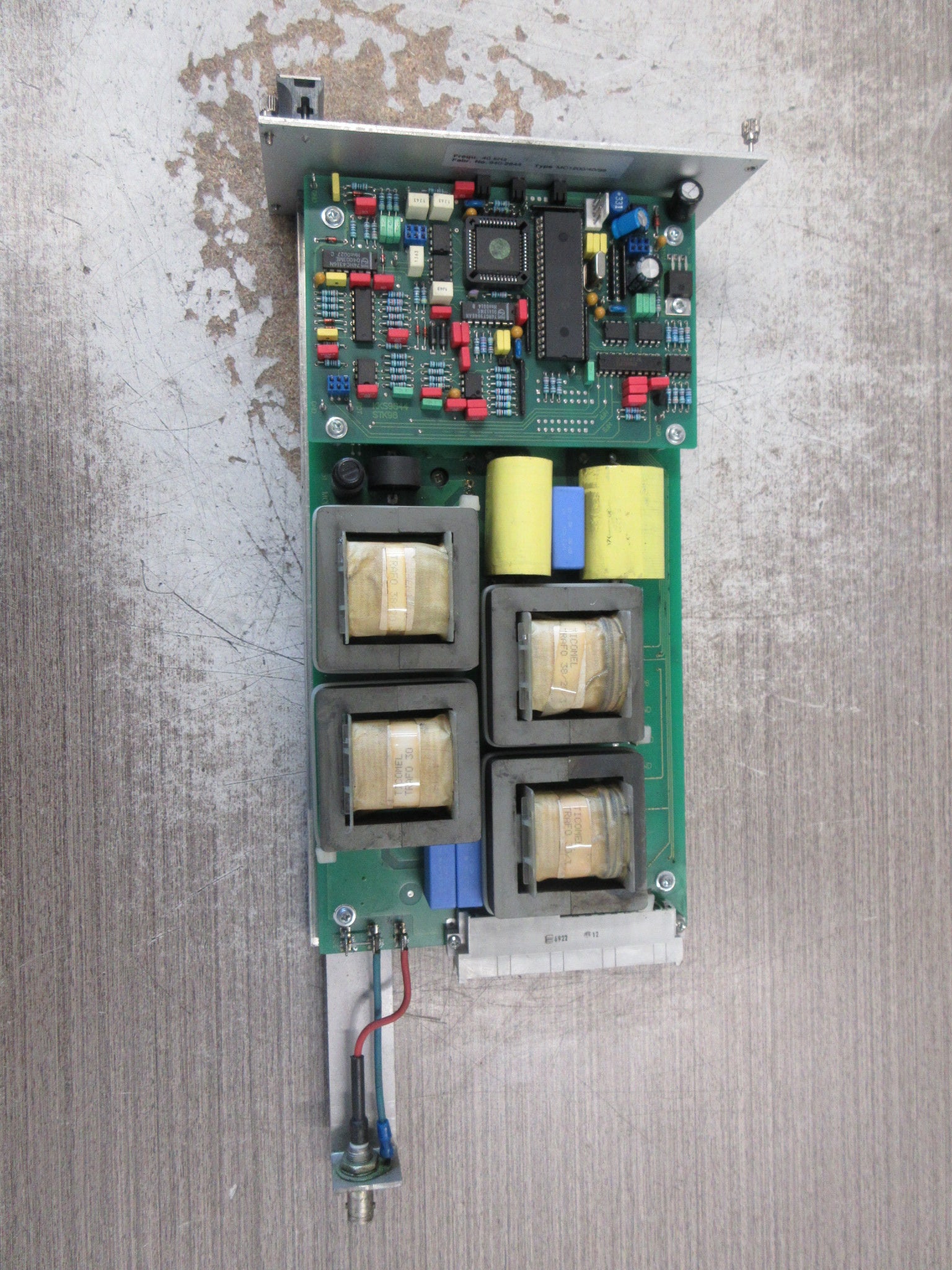 Elma Ultrasonic HF Ultrasonic Generator Module MC1200/40/98 40KHz Used