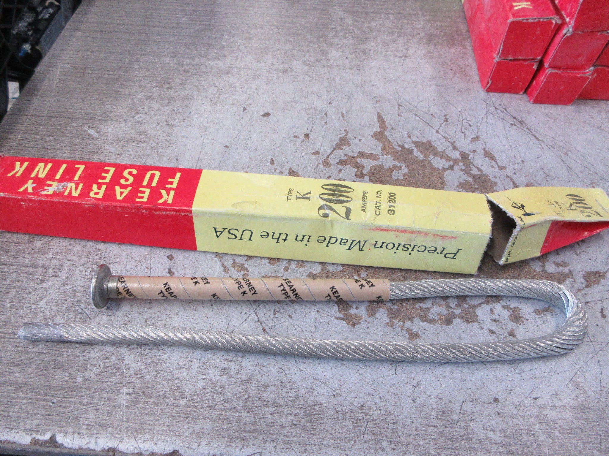 Kearney Type K Fuse Link 31200 200A New Surplus
