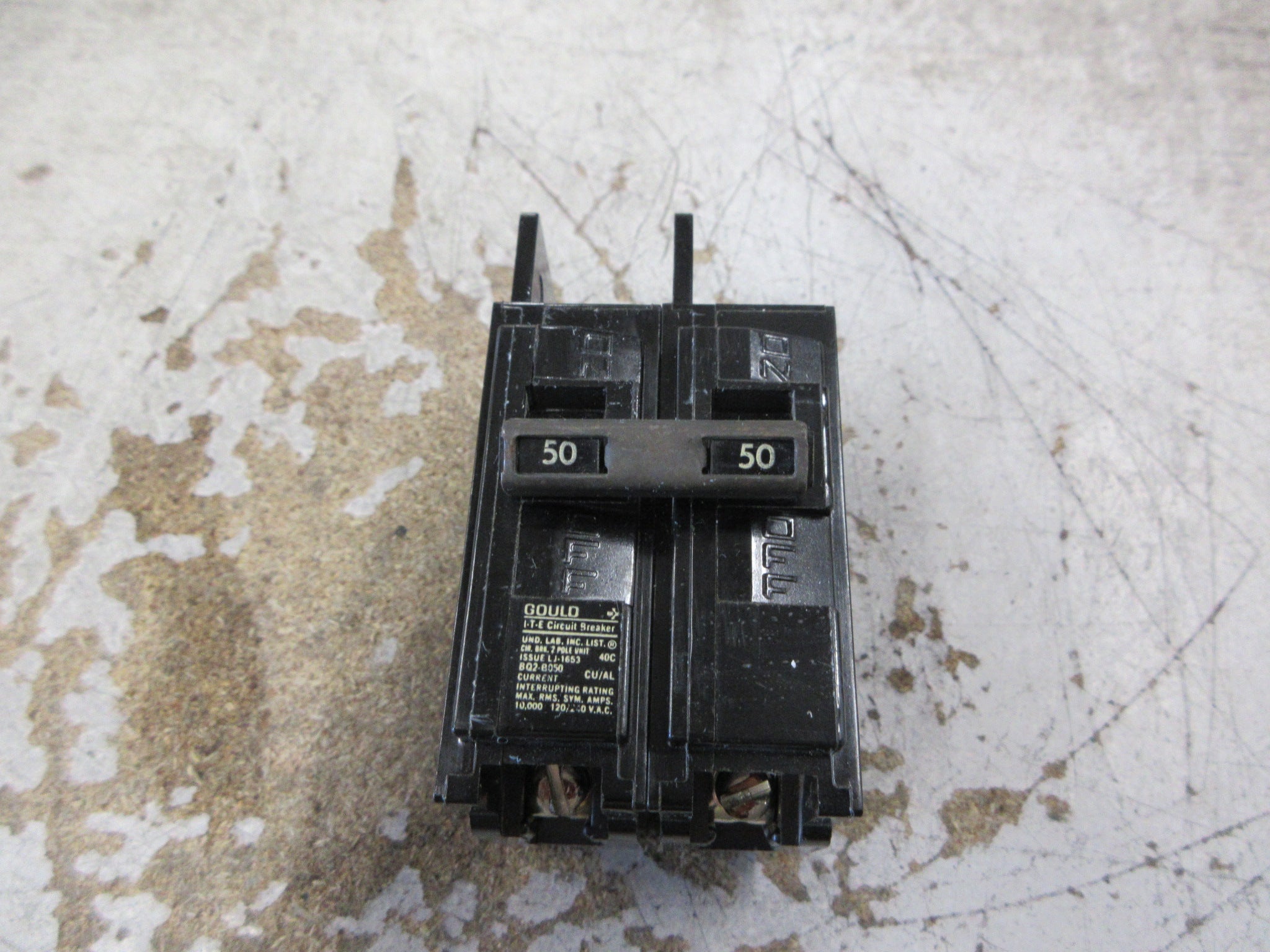 Gould ITE Bolt-On Circuit Breaker BQ2-B050 50A 120/240V 2P Used