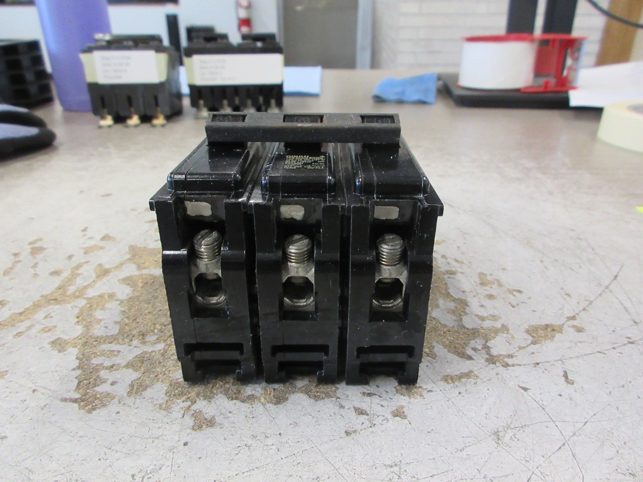 Gould ITE Bolt-On Circuit Breaker BQ3-B050 50A 240V 3P Used