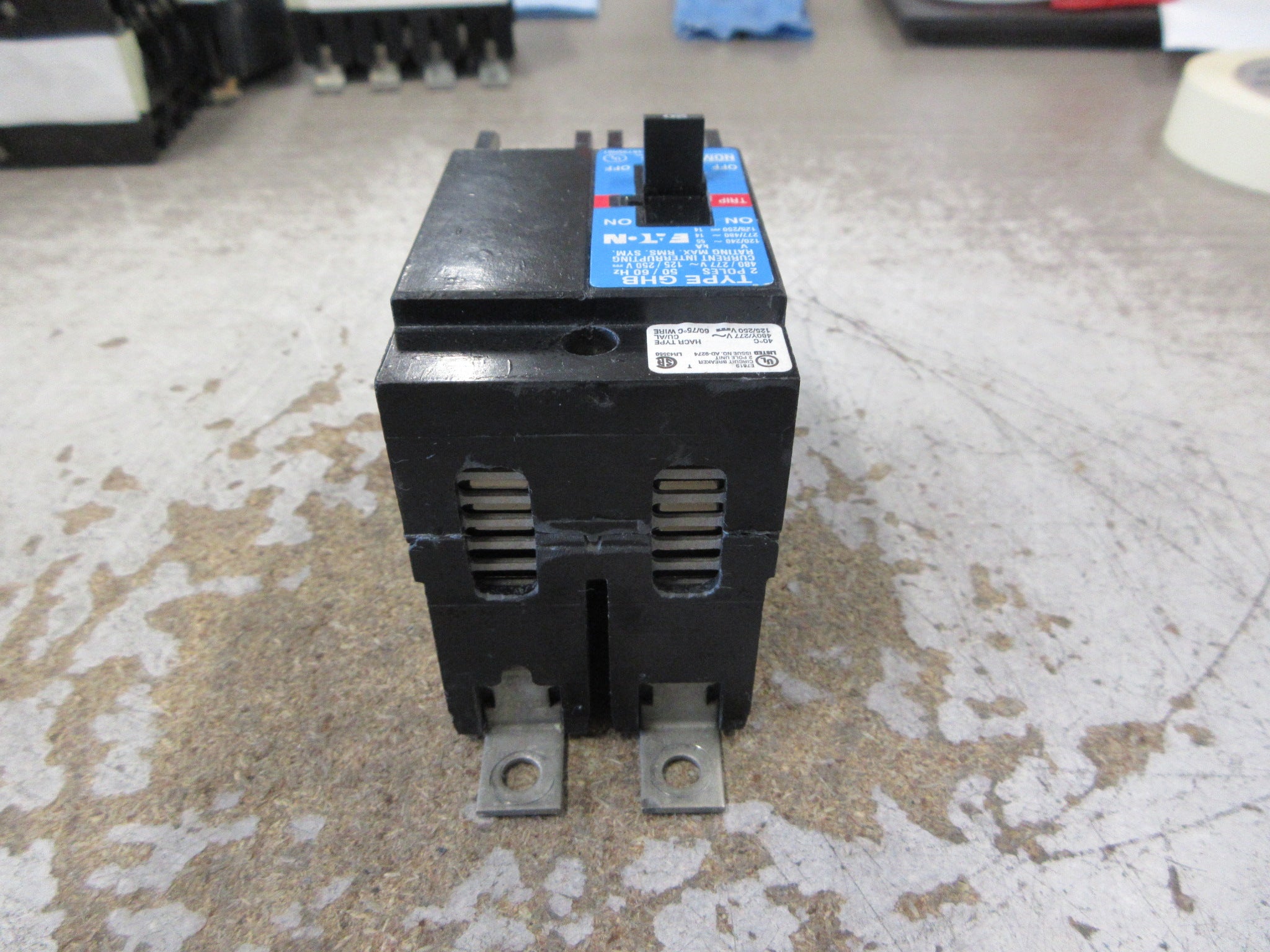 Eaton Bolt-On Circuit Breaker GHB2020 20A 240/277/480V 2P Used